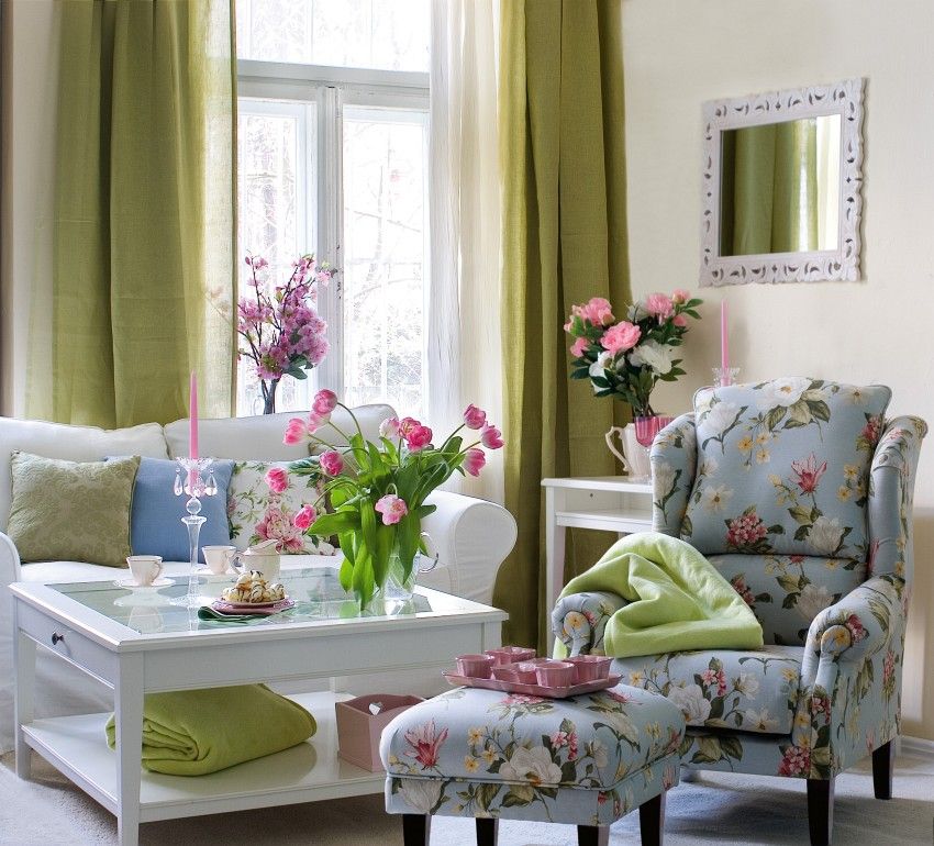 Flower Power im Wohnzimmer