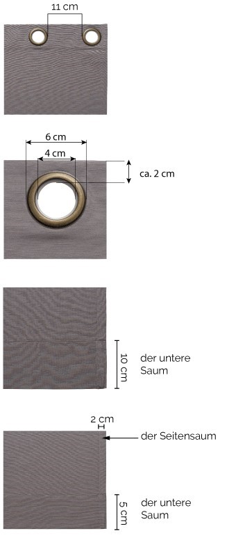 VORHANG MIT ÖSEN