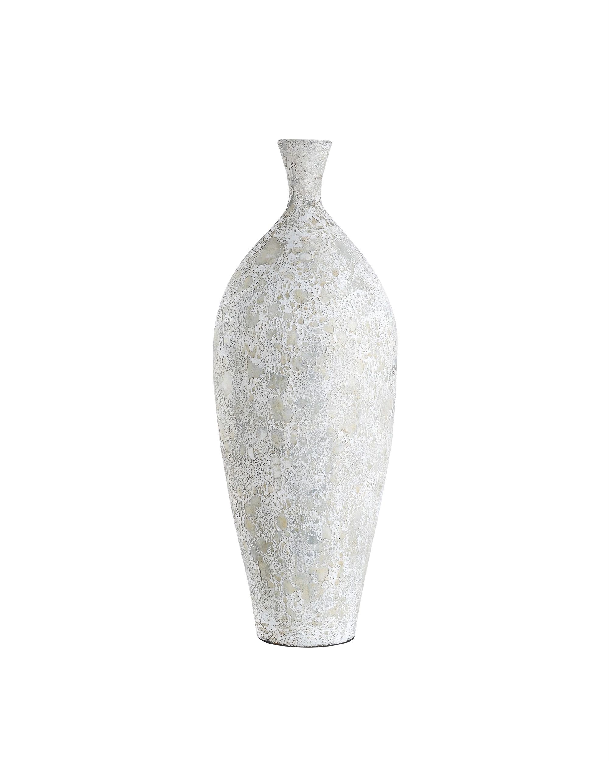 Bodenvase Dafni 30x79cm white grey
