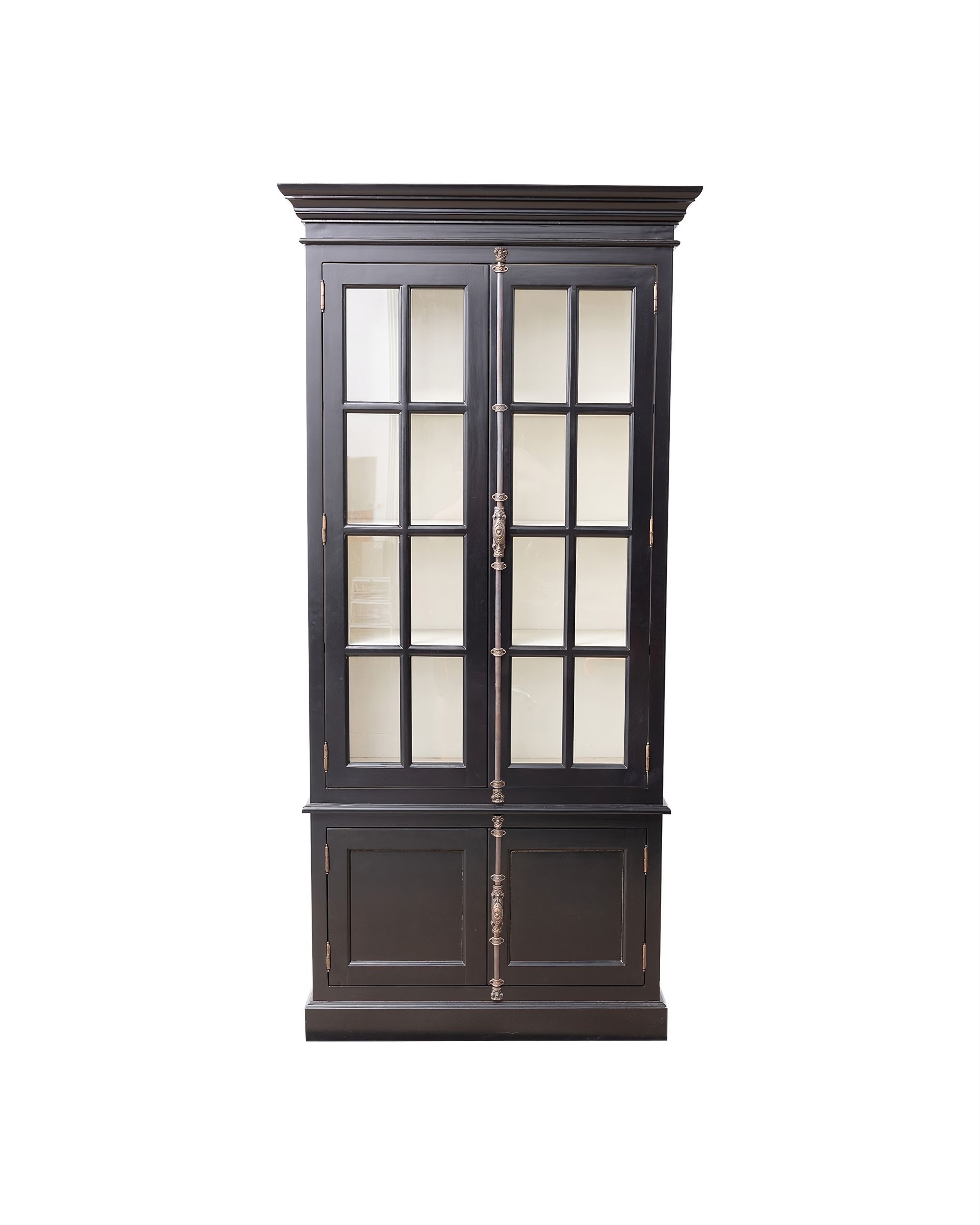Vitrinenschrank Josephine 100x45x212cm black