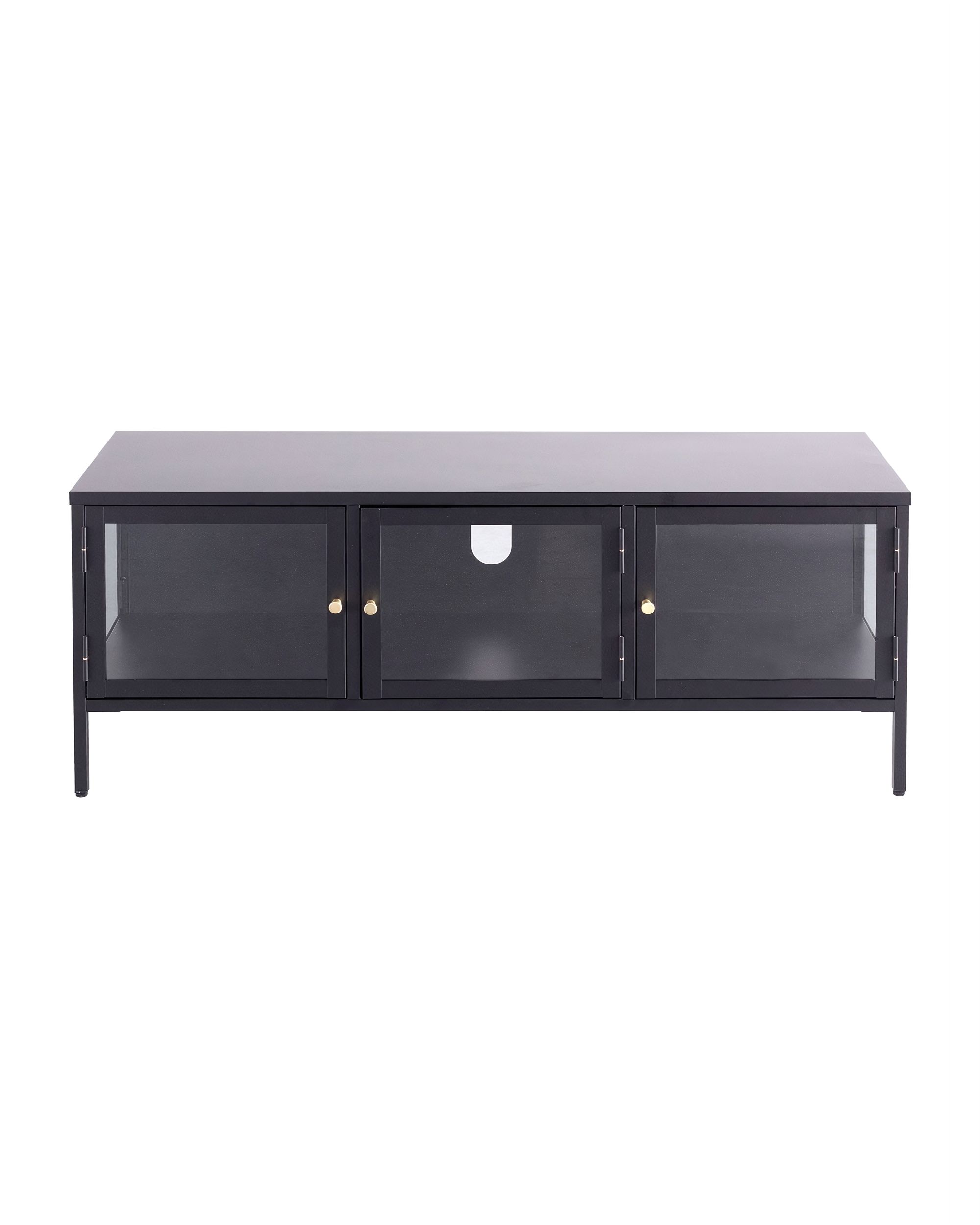 TV-Board Xappa black 132x 40,5 x 52 cm