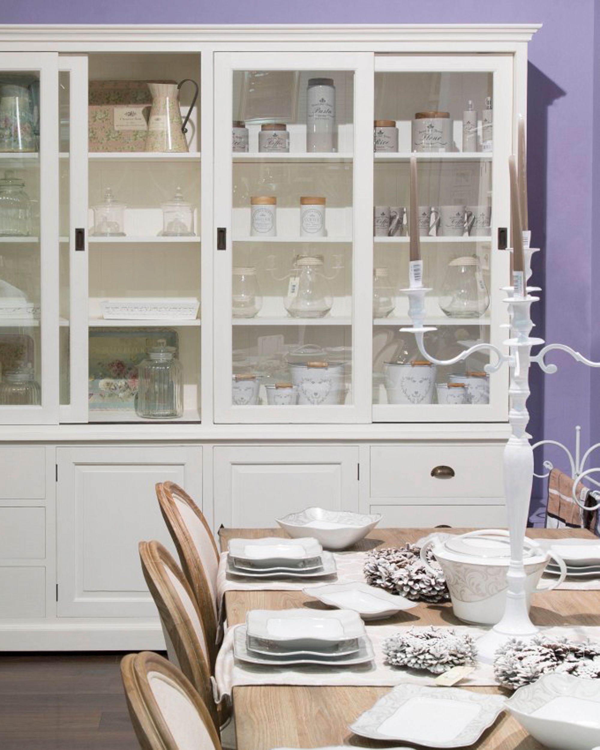 Buffetschrank Brighton 240x45x240cm white (hover)