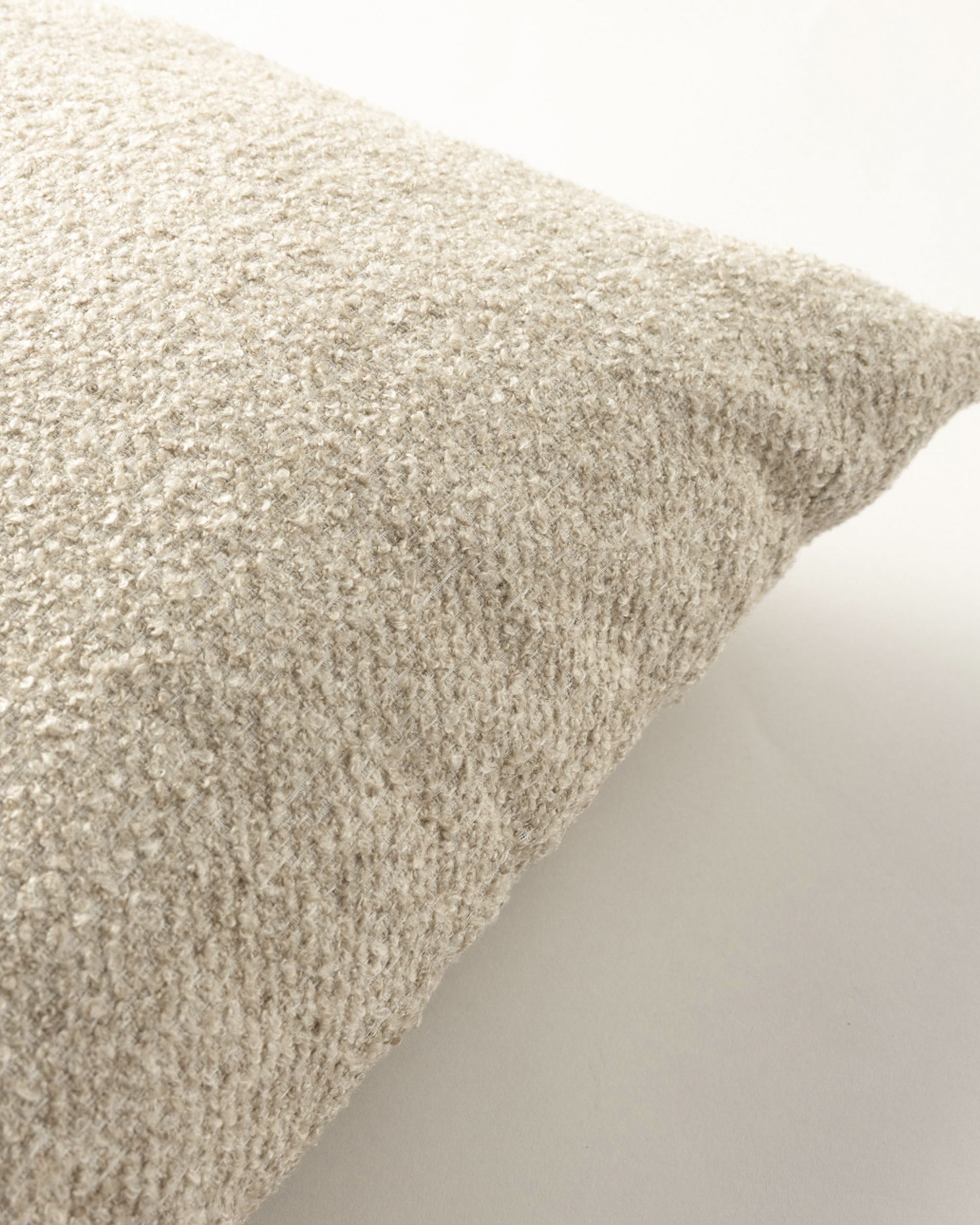Kissenhülle Mia Farbe beige Stoff strukturiert