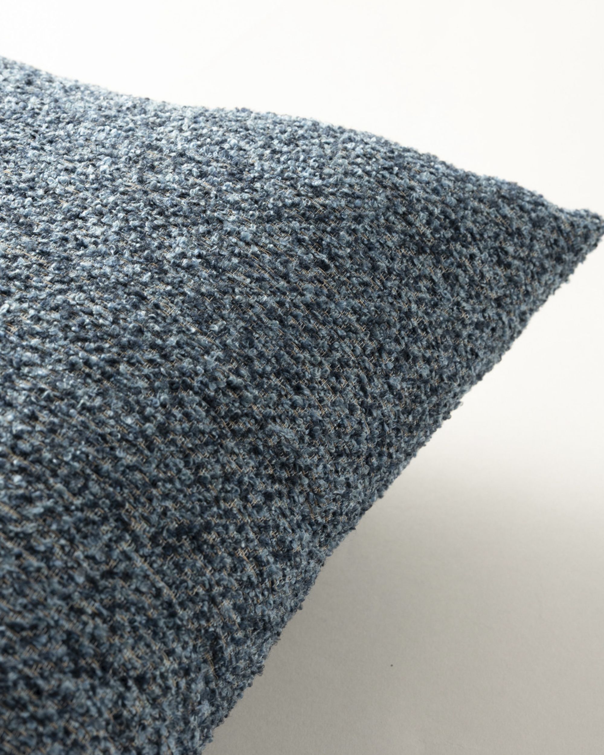 Kissenhülle Mia Farbe blau Stoff strukturiert