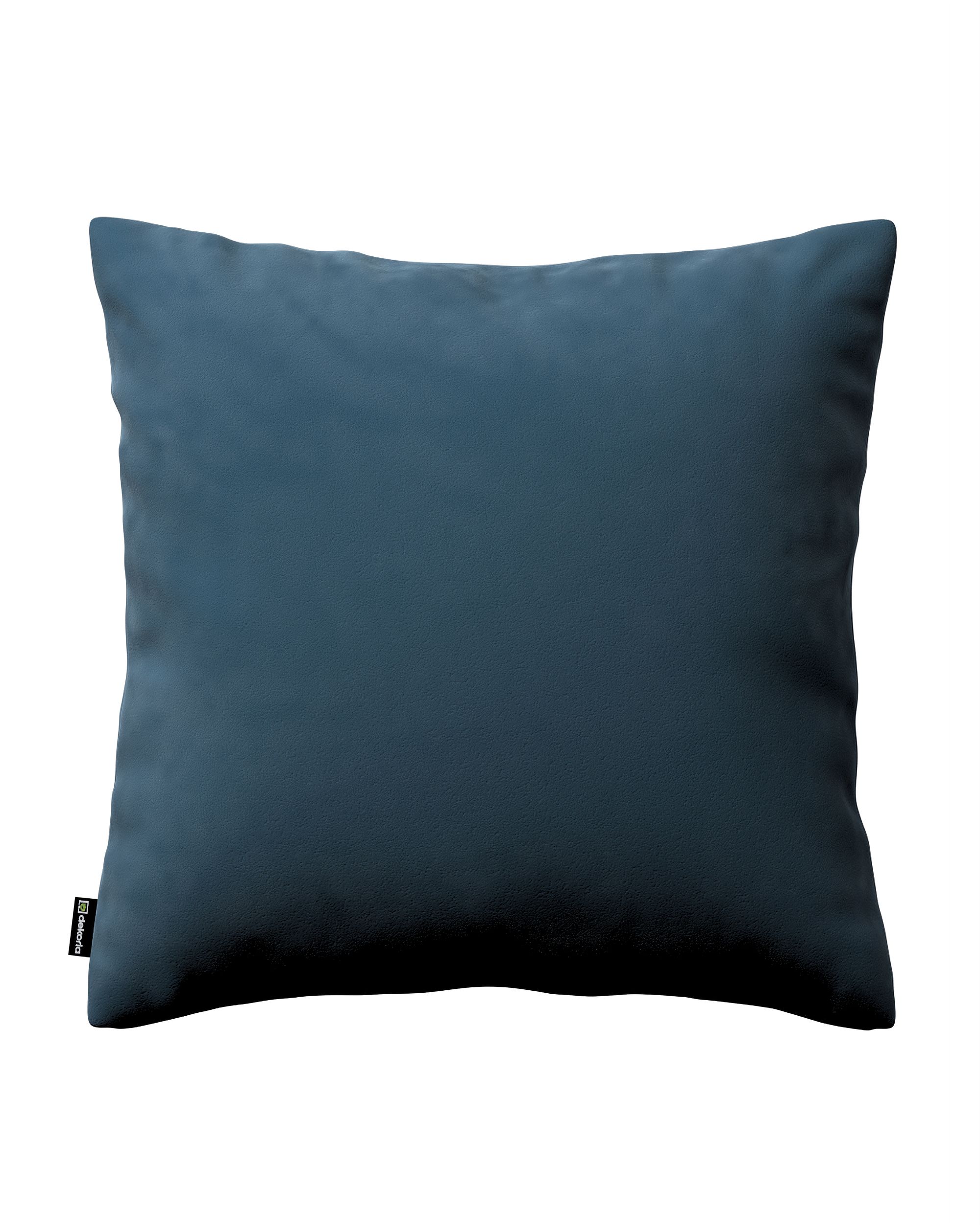 Kissenhülle Mia Farbe blau Stoff glänzend, samt