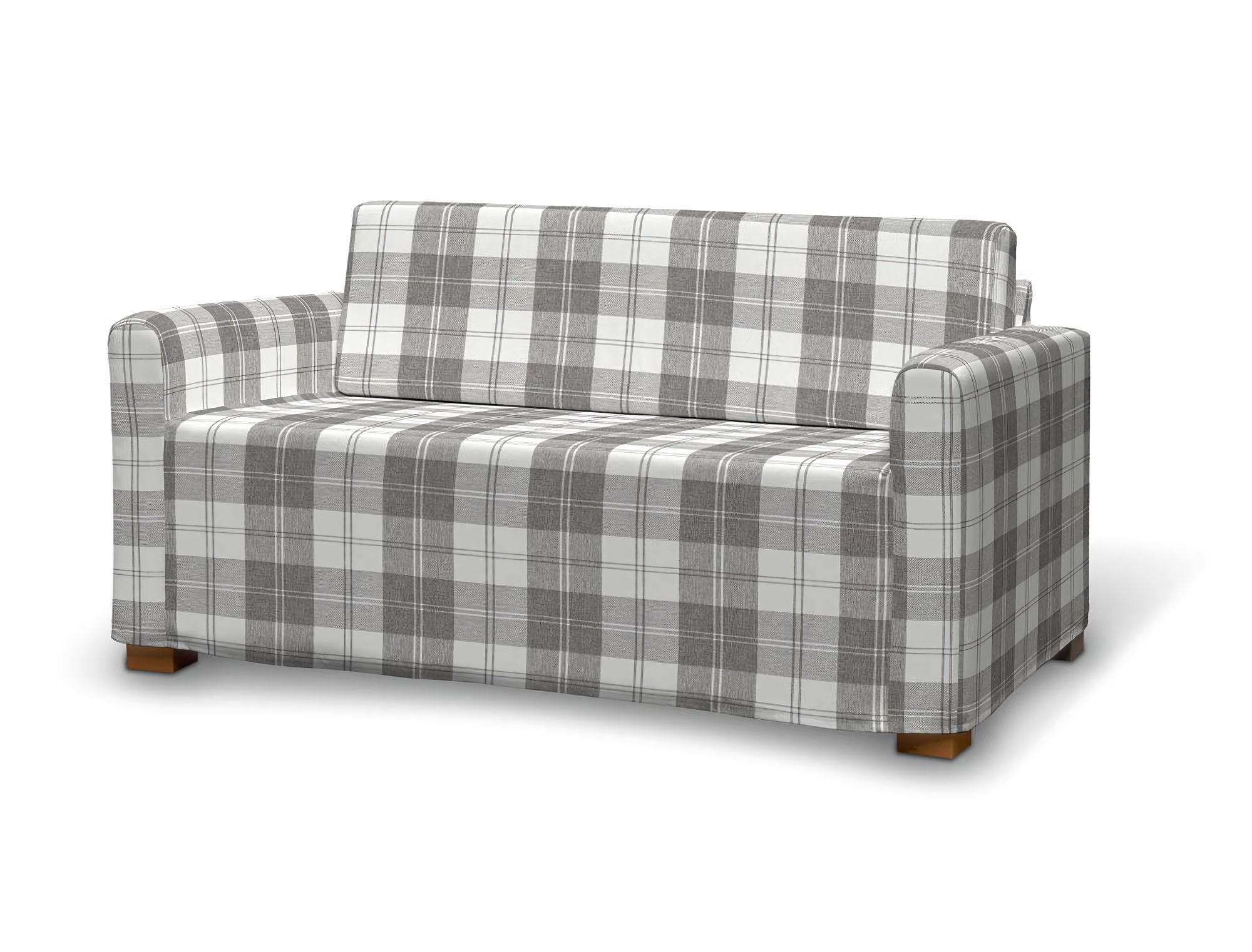 Bezug für Solsta Sofa Farbe grau Stoff strukturiert, gemustert