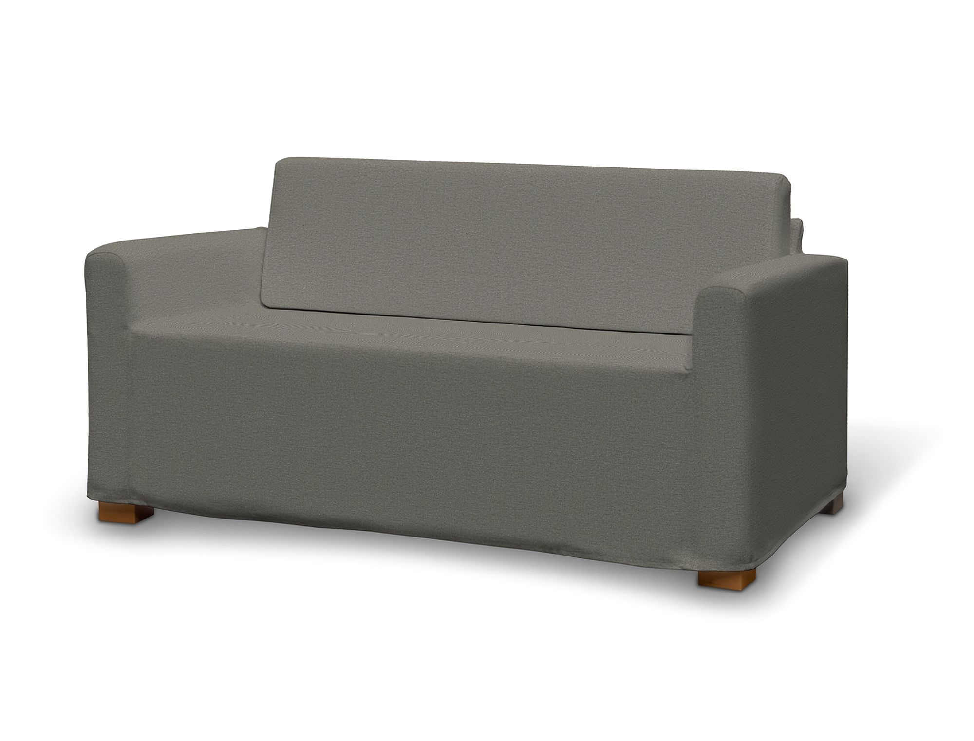 Bezug für Solsta Sofa Farbe grau Stoff strukturiert