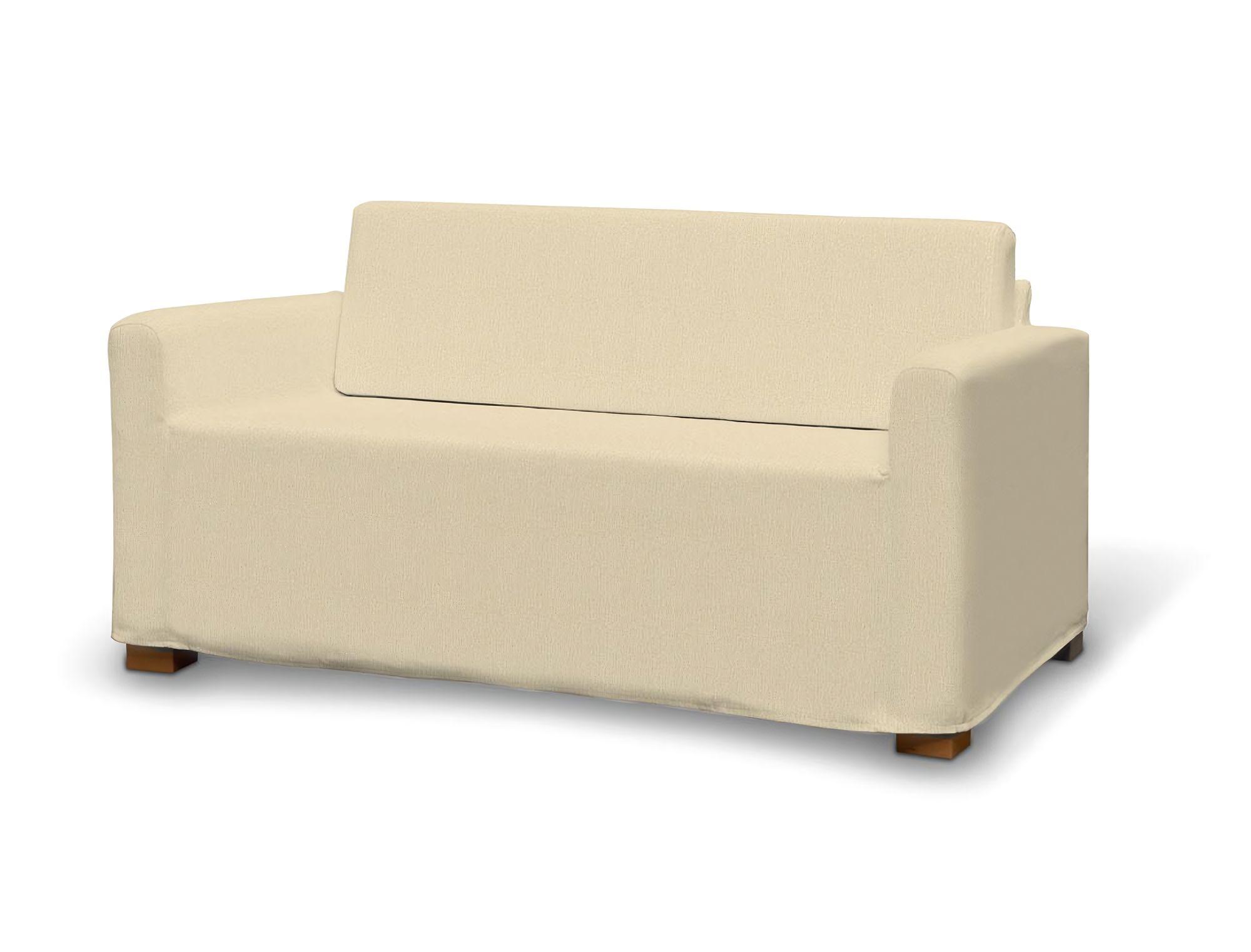 Bezug für Solsta Sofa Farbe creme Stoff glänzend, strukturiert