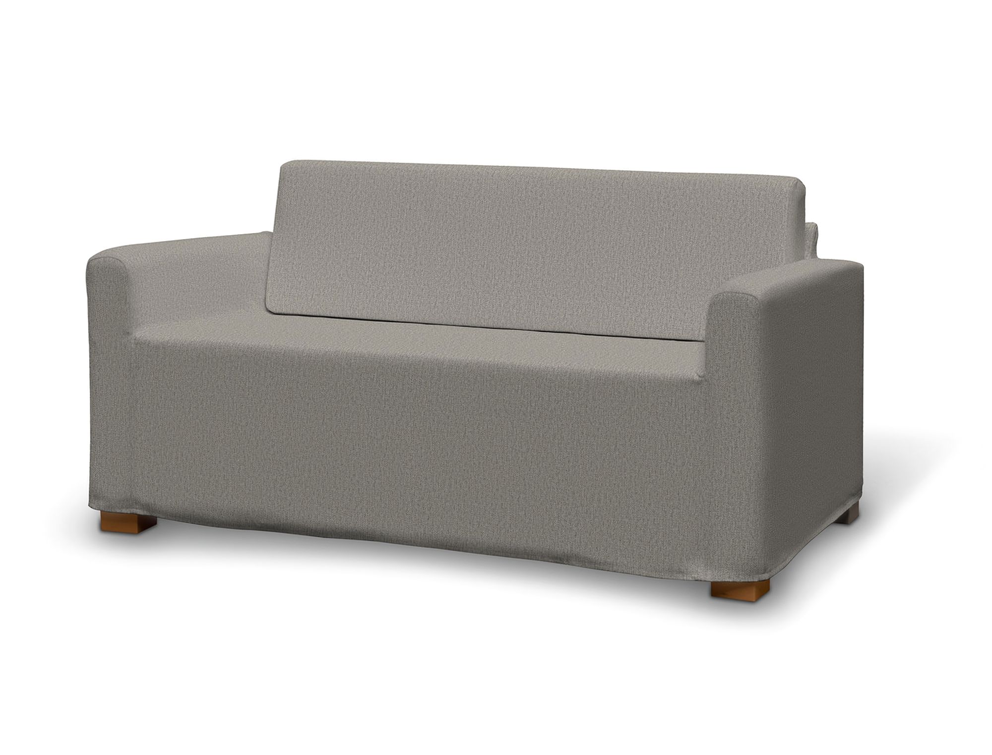 Bezug für Solsta Sofa Farbe grau Stoff strukturiert
