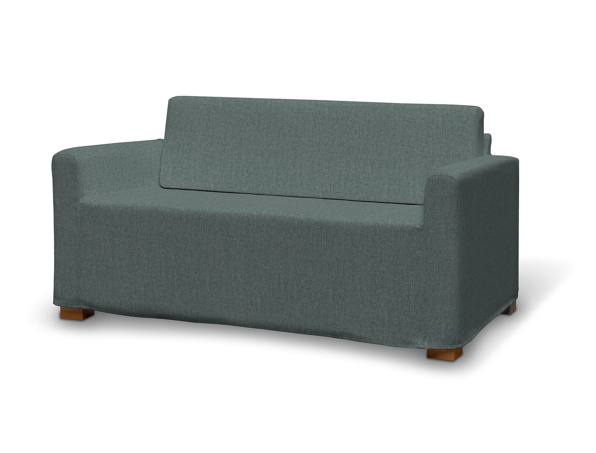 Bezug für Solsta Sofa Farbe blau Stoff strukturiert