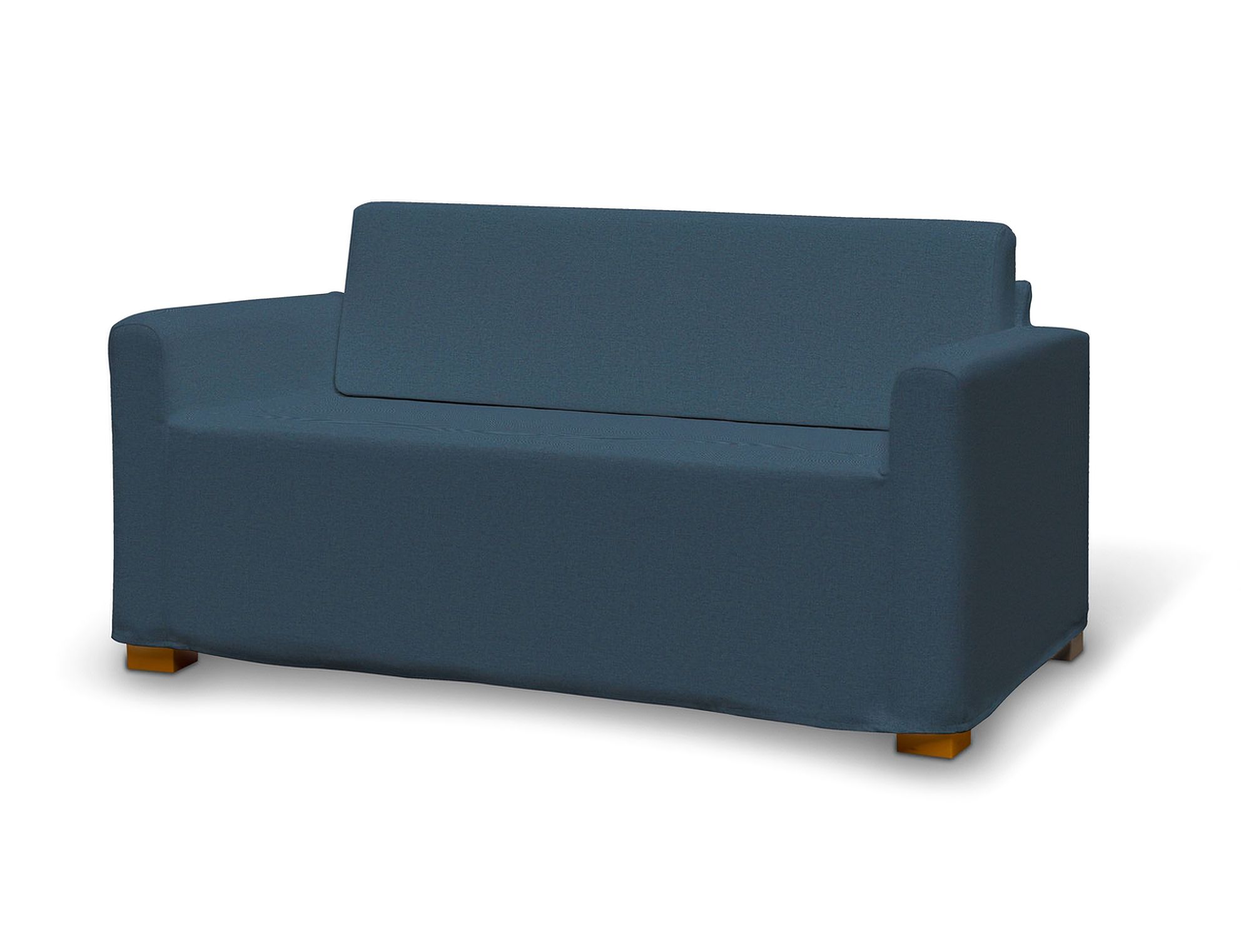 Bezug für Solsta Sofa Farbe blau Stoff strukturiert