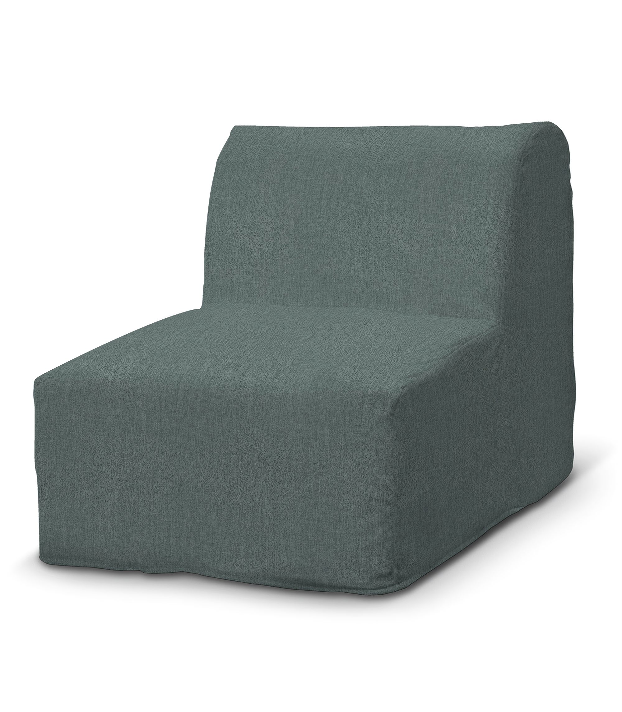 Bezug für Lycksele Sessel Farbe blau Stoff strukturiert