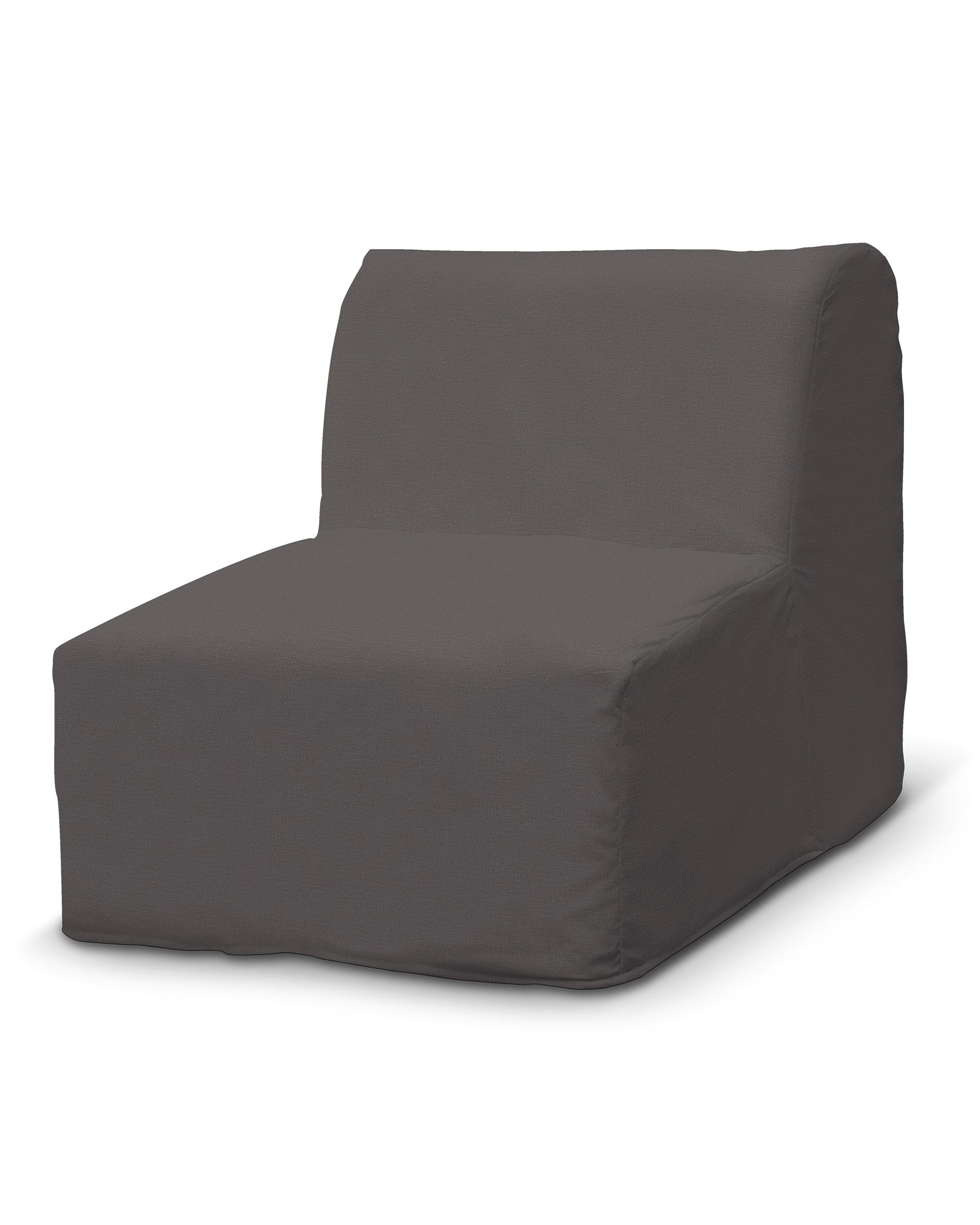 Bezug für Lycksele Sessel Farbe braun Stoff samt