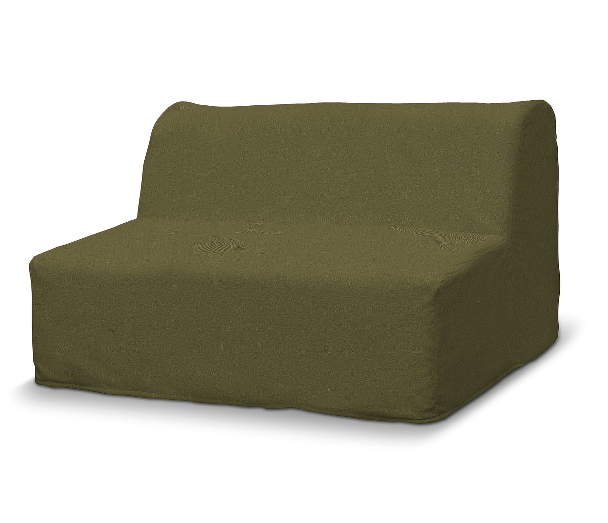 Bezug für Lycksele Sofa Farbe grün Stoff strukturiert
