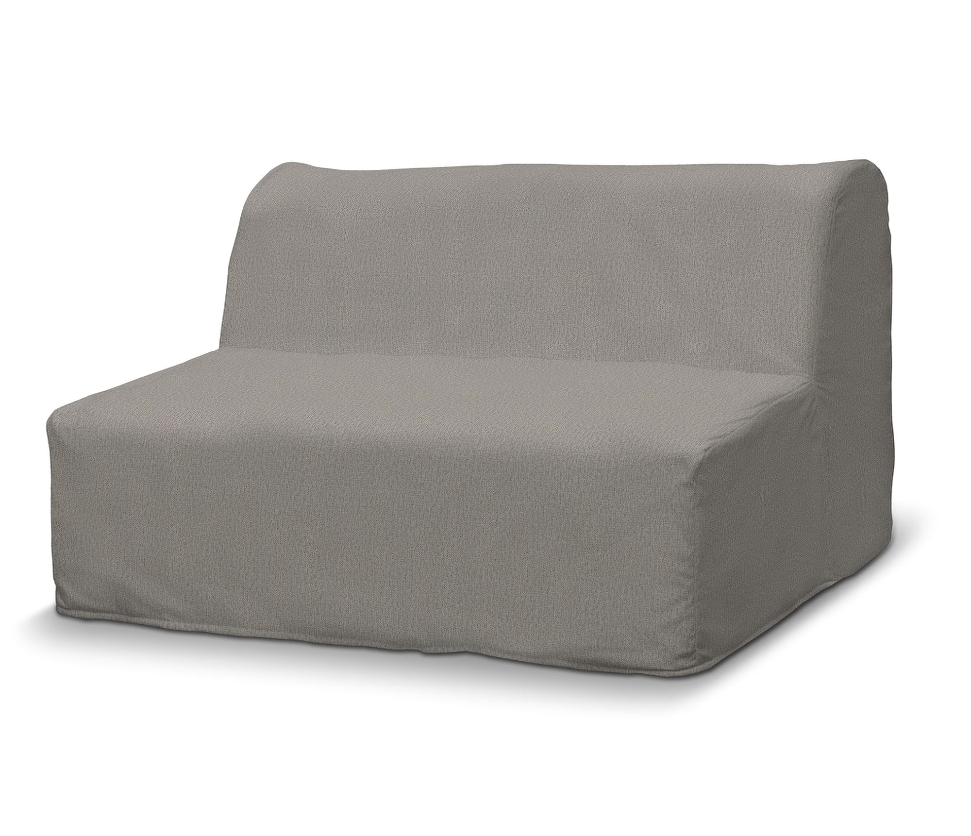 Bezug für Lycksele Sofa Farbe grau Stoff strukturiert