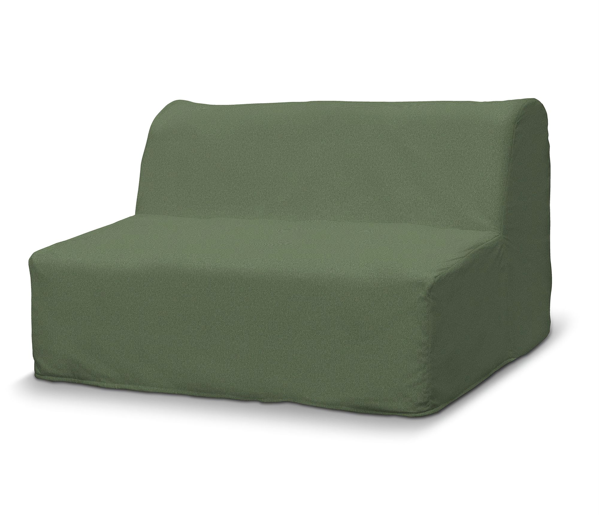 Bezug für Lycksele Sofa Farbe grün Stoff strukturiert
