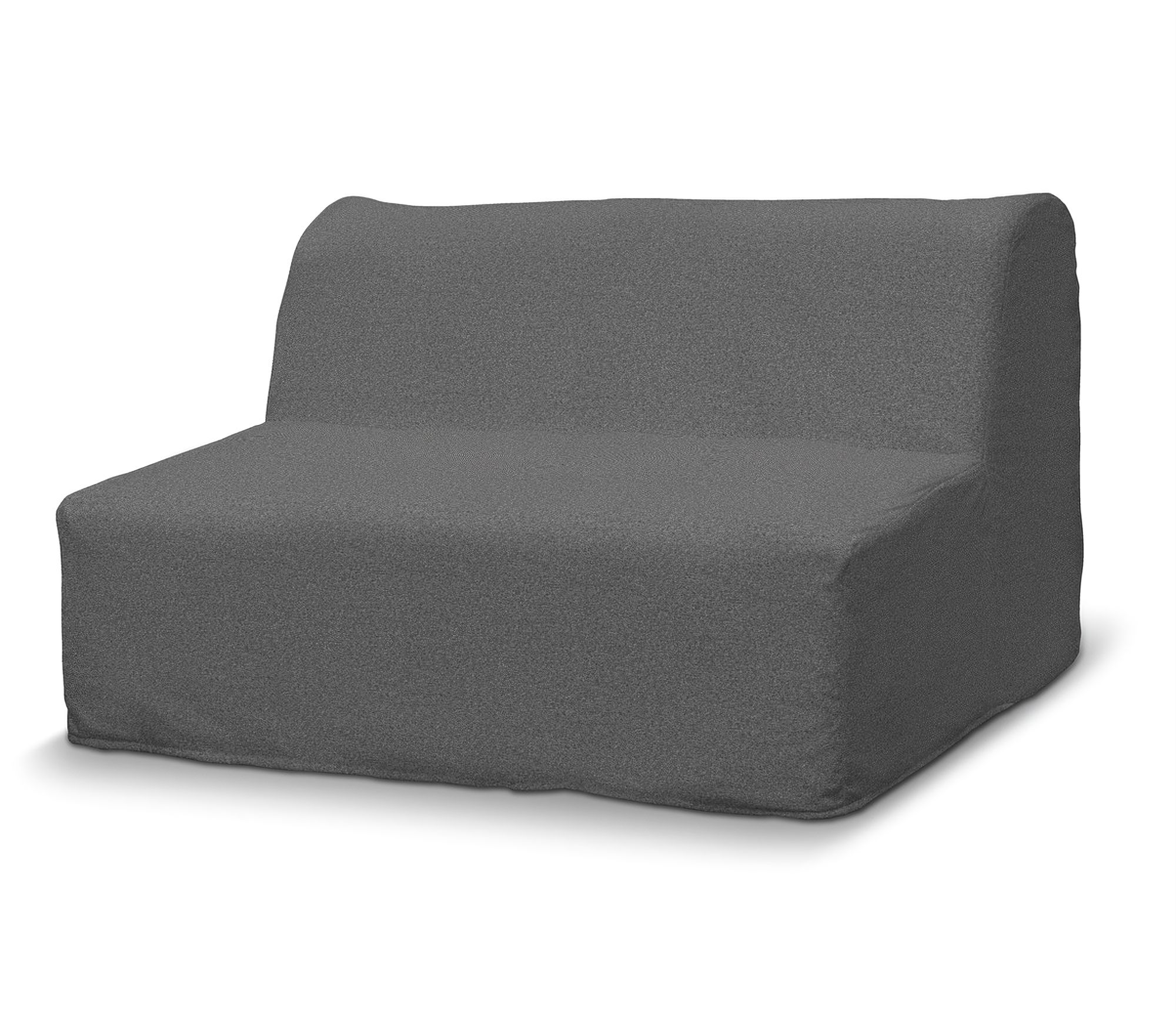 Bezug für Lycksele Sofa Farbe grau Stoff strukturiert
