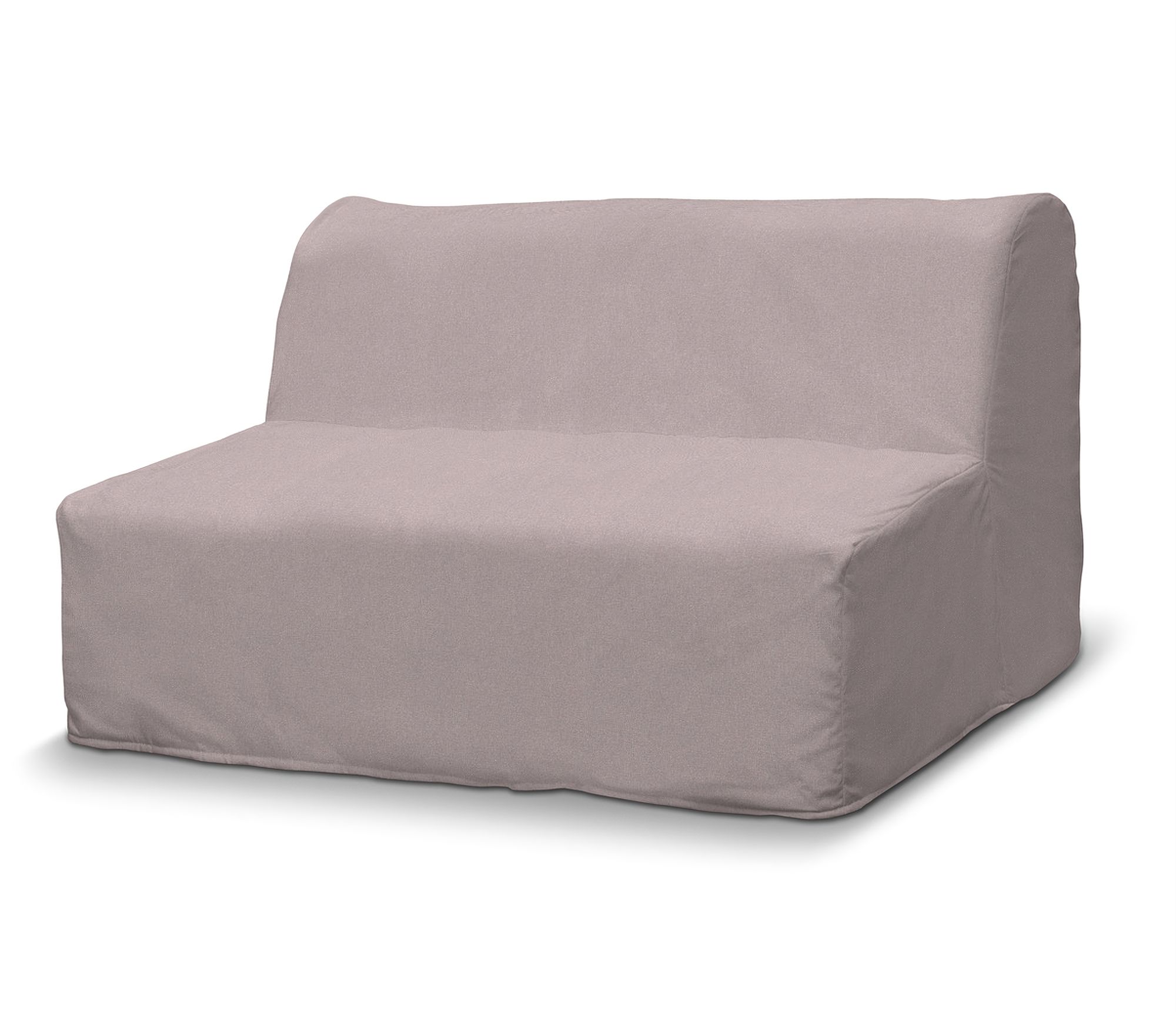 Bezug für Lycksele Sofa Farbe rosa Stoff strukturiert