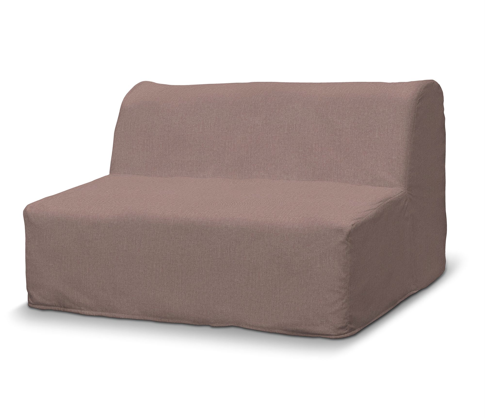 Bezug für Lycksele Sofa Farbe rosa Stoff strukturiert