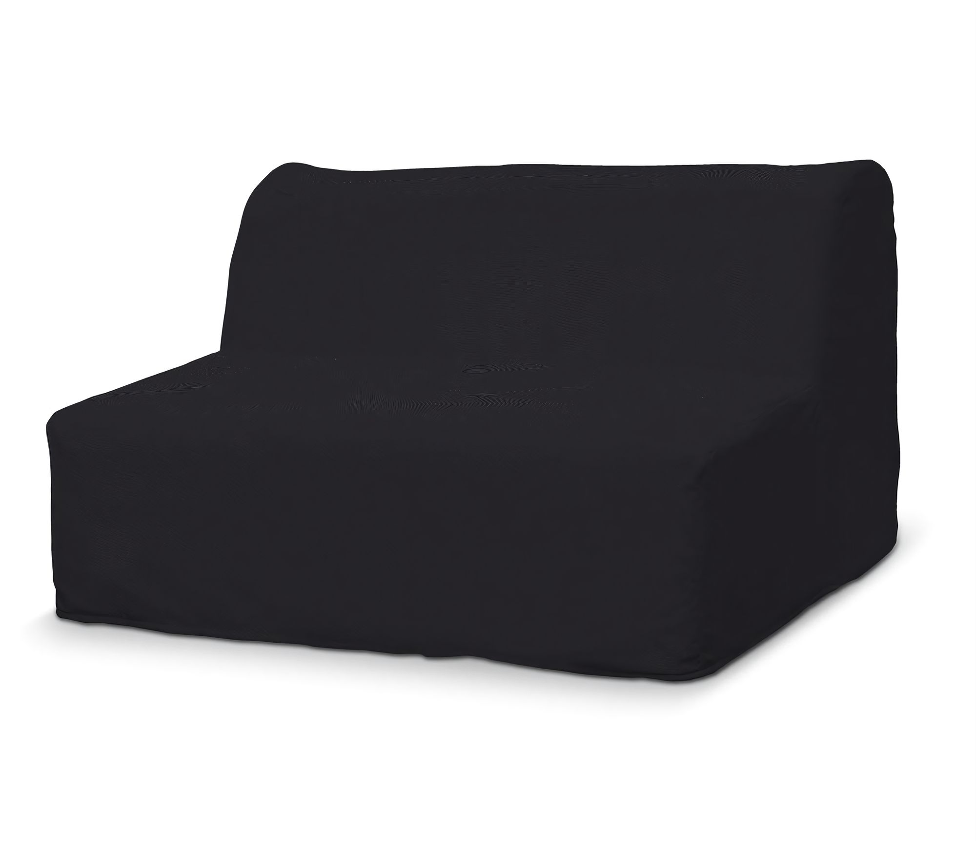 Bezug für Lycksele Sofa Farbe schwarz Stoff strukturiert
