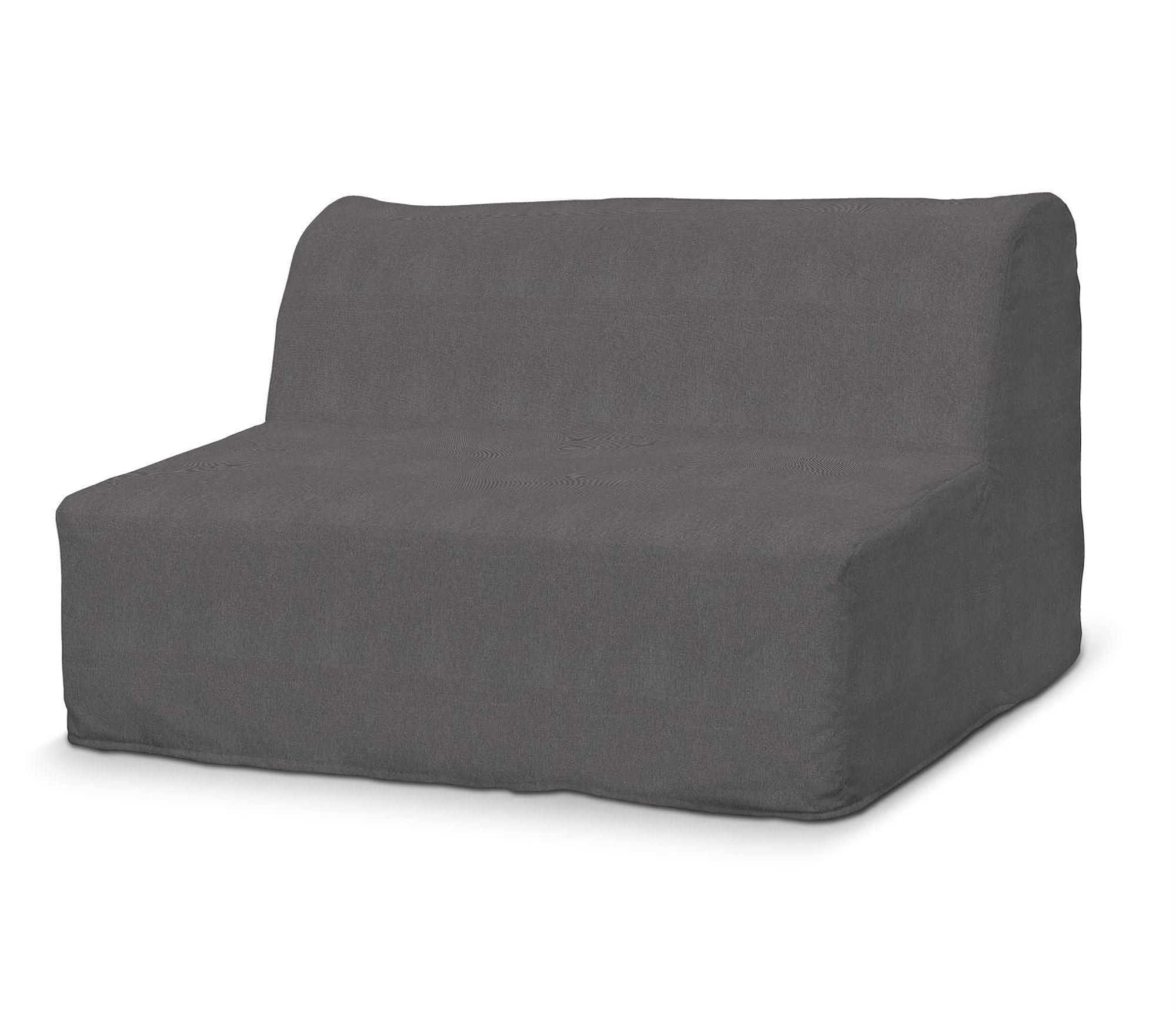 Bezug für Lycksele Sofa Farbe grau Stoff strukturiert