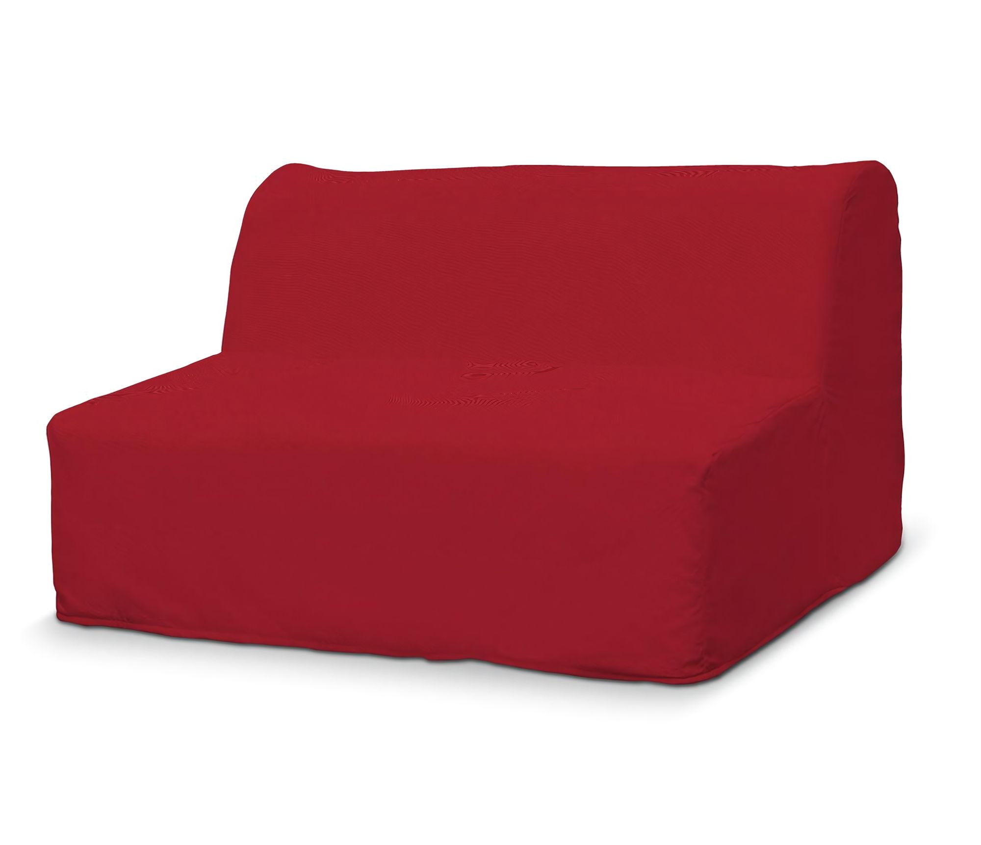 Bezug für Lycksele Sofa Farbe rot Stoff strukturiert