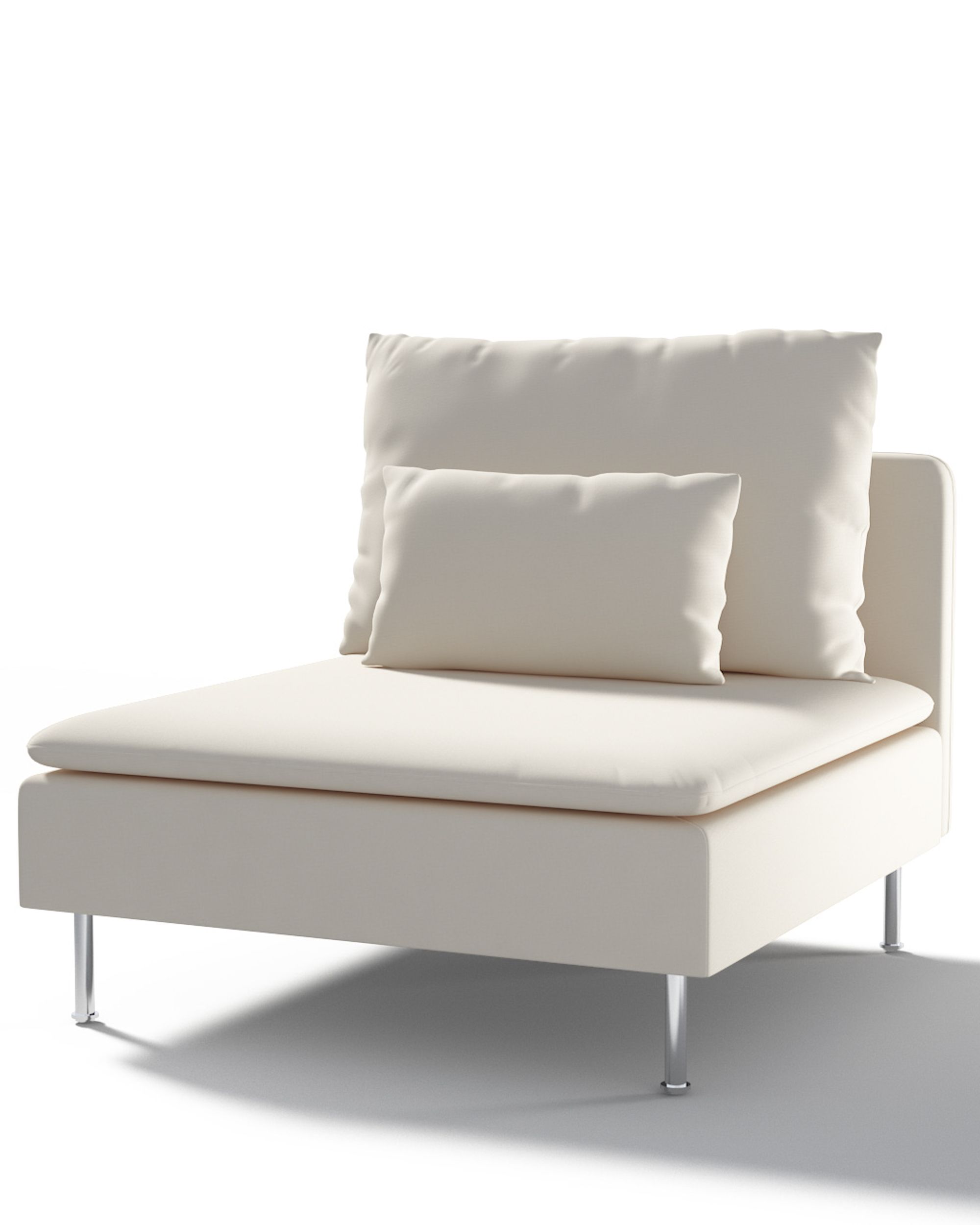 Bezug für Söderhamn Sitzelement 1 Farbe beige Stoff strukturiert