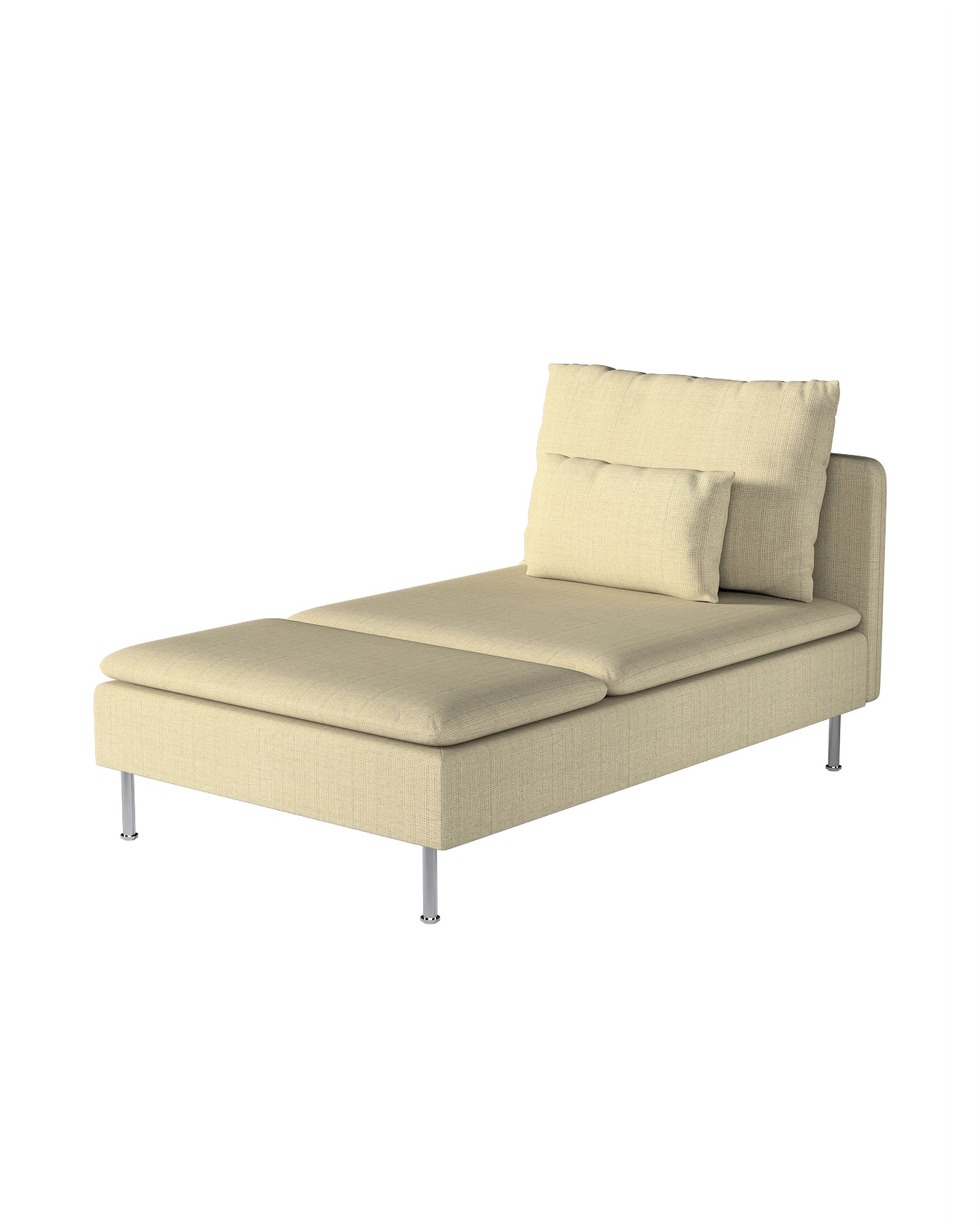 Bezug für Söderhamn Recamiere Farbe beige Stoff strukturiert