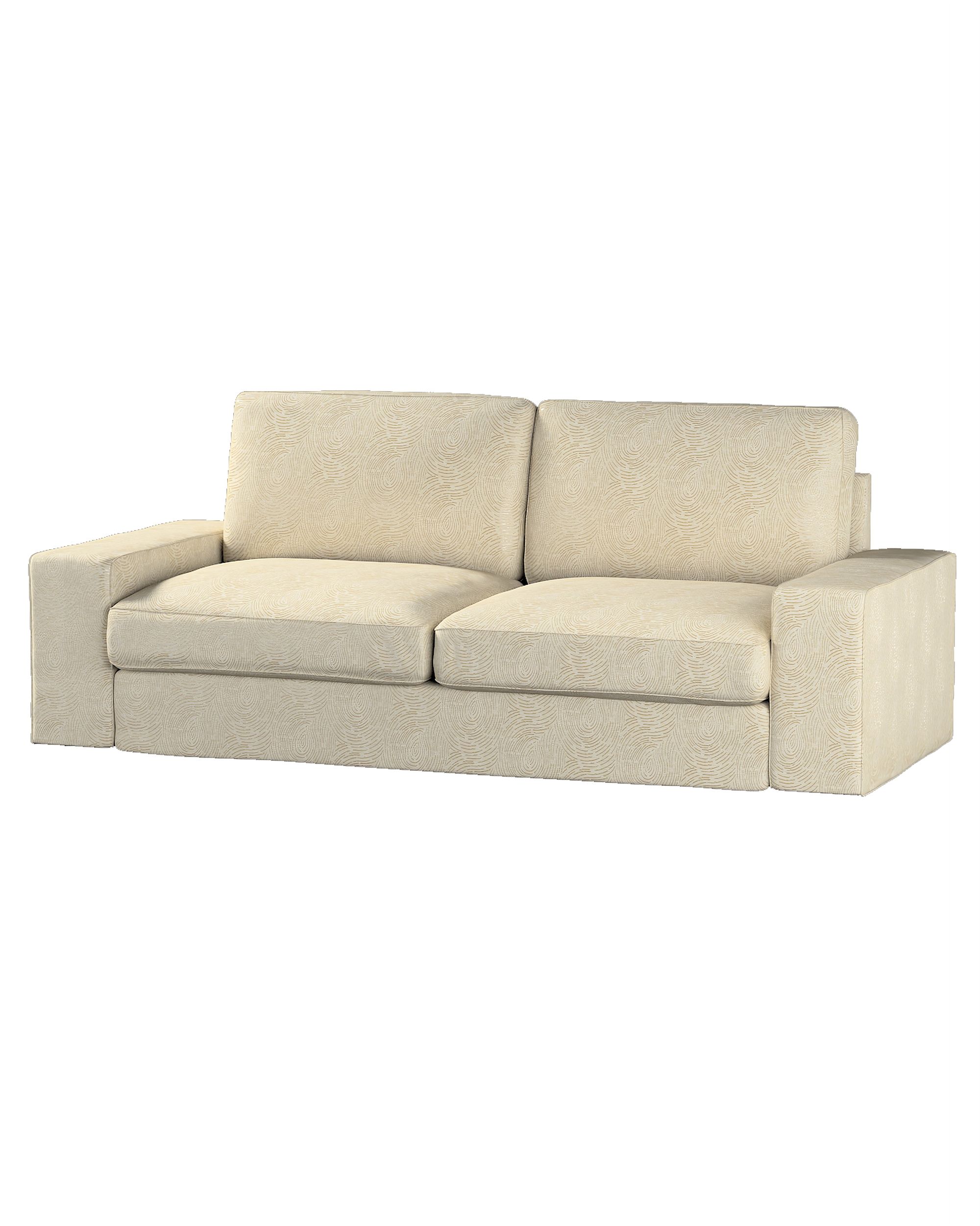 Bezug für Kivik 3-er Bettsofa Farbe beige Stoff glänzend, strukturiert, gemustert