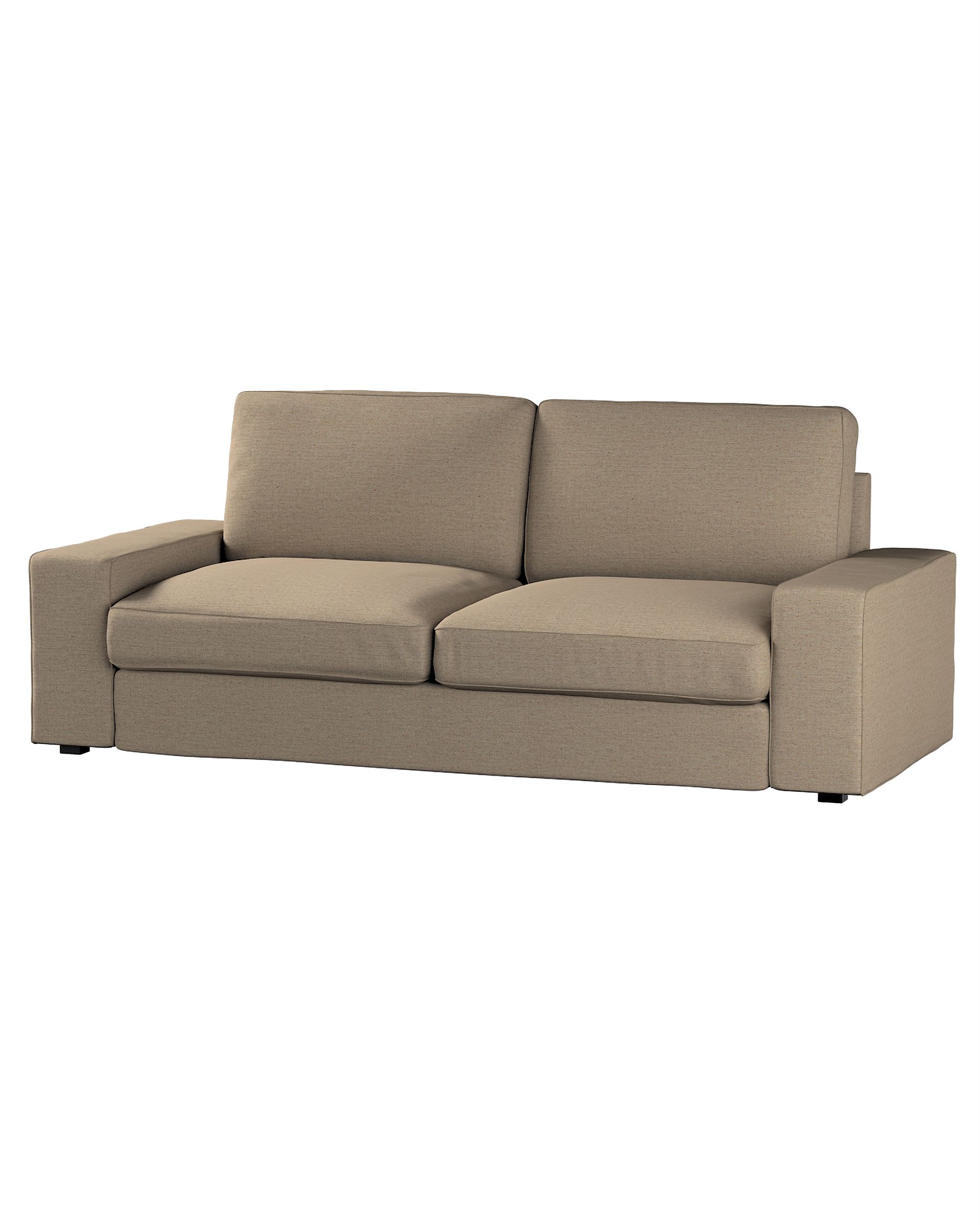 Bezug für Kivik 3-er Bettsofa Farbe beige Stoff strukturiert