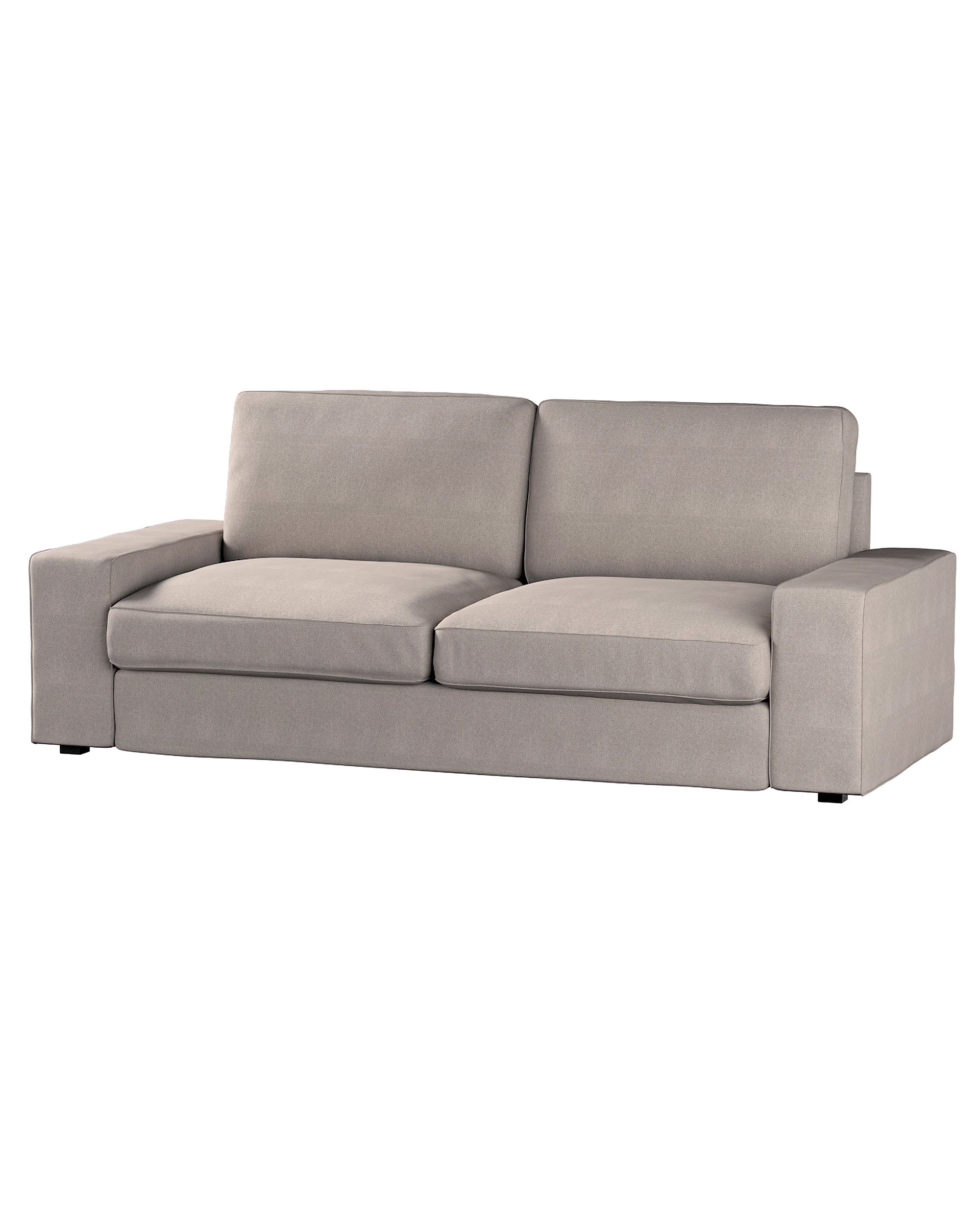 Bezug für Kivik 3-er Bettsofa Farbe beige Stoff strukturiert