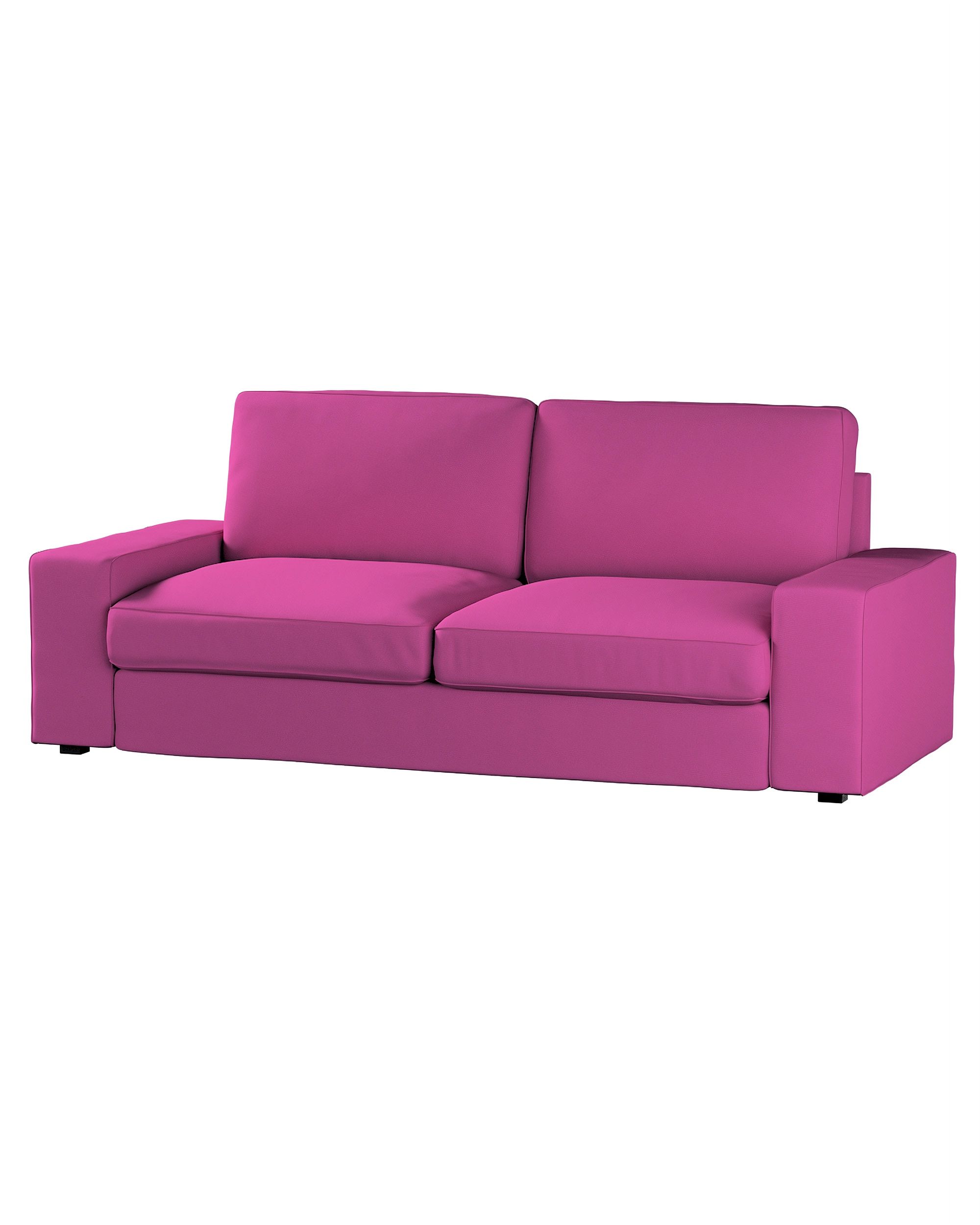 Bezug für Kivik 3-er Bettsofa Farbe rosa Stoff strukturiert