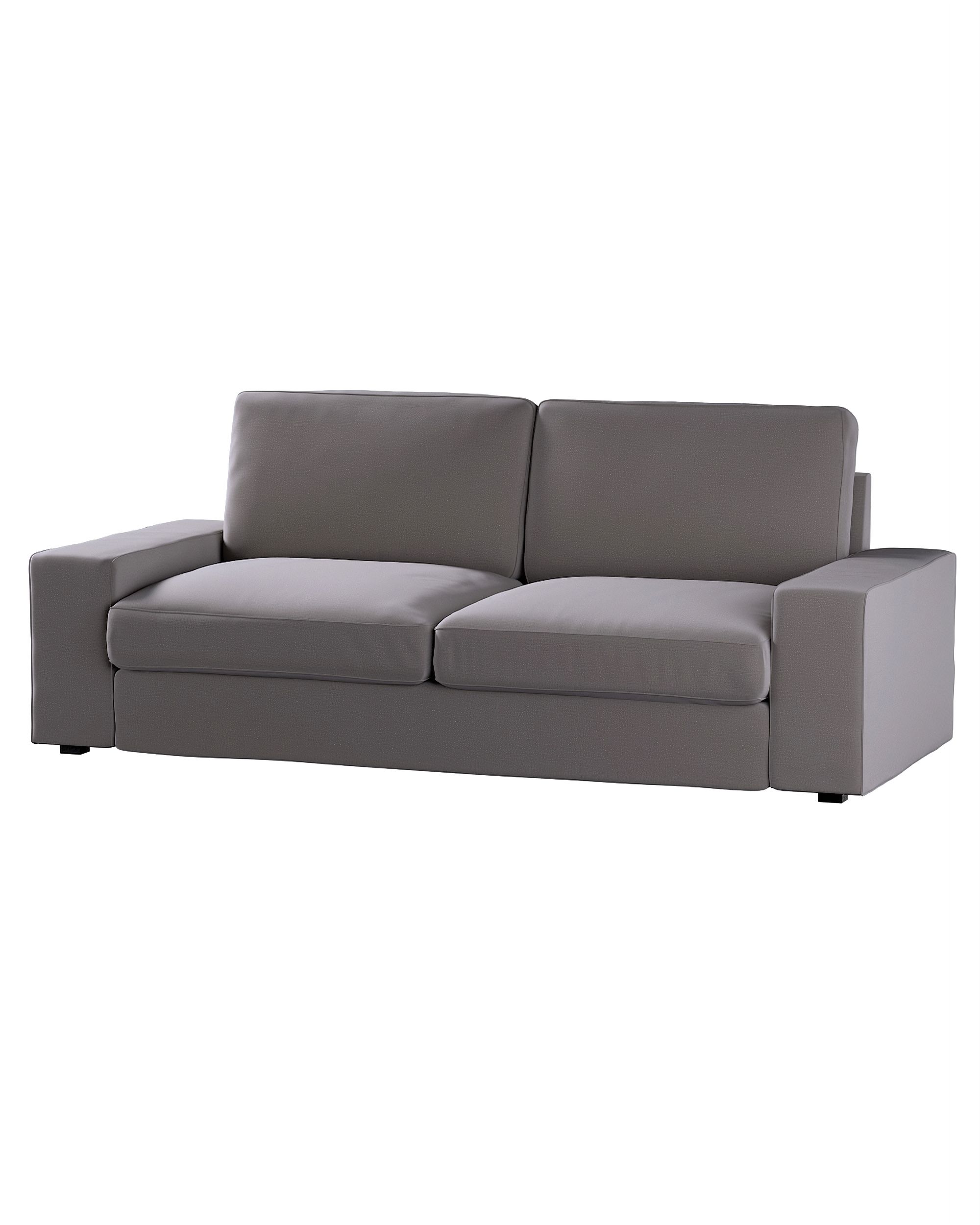 Bezug für Kivik 3-er Bettsofa Farbe braun Stoff samt