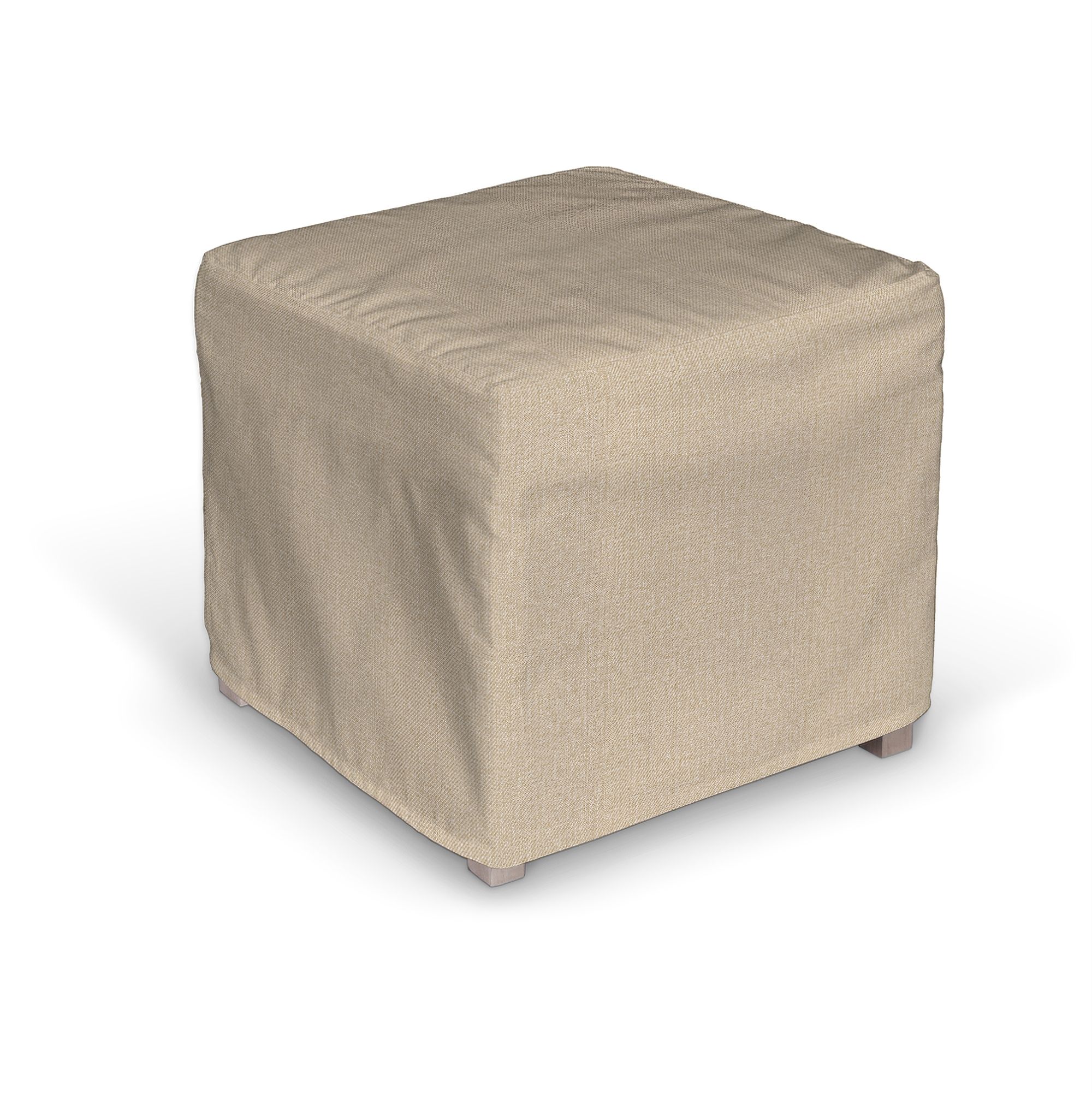 Bezug für Siztwürfel Solsta Pällbo Farbe beige Stoff strukturiert