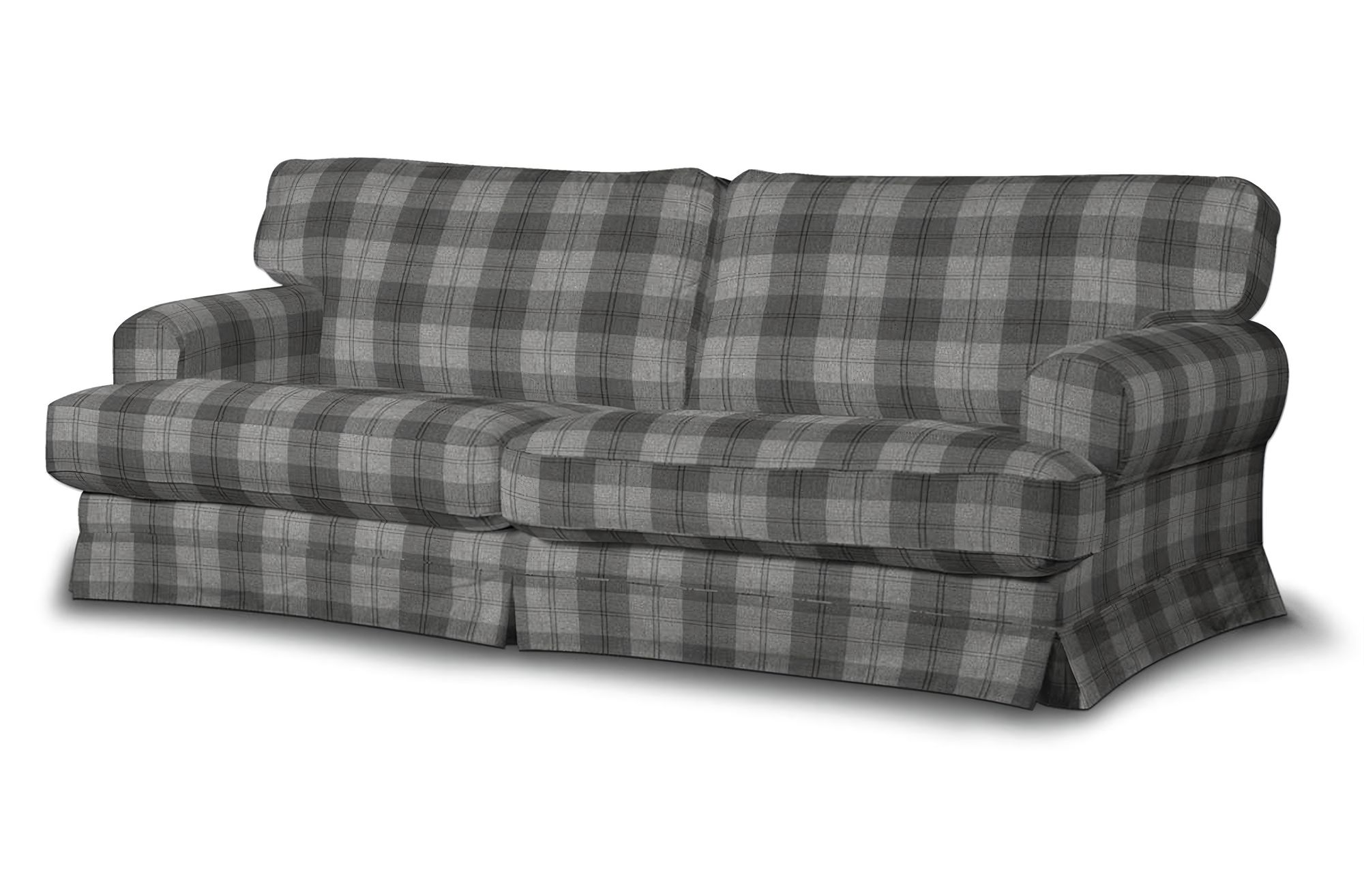 Bezug für Ekeskog Schlafsofa Farbe grau Stoff strukturiert, gemustert