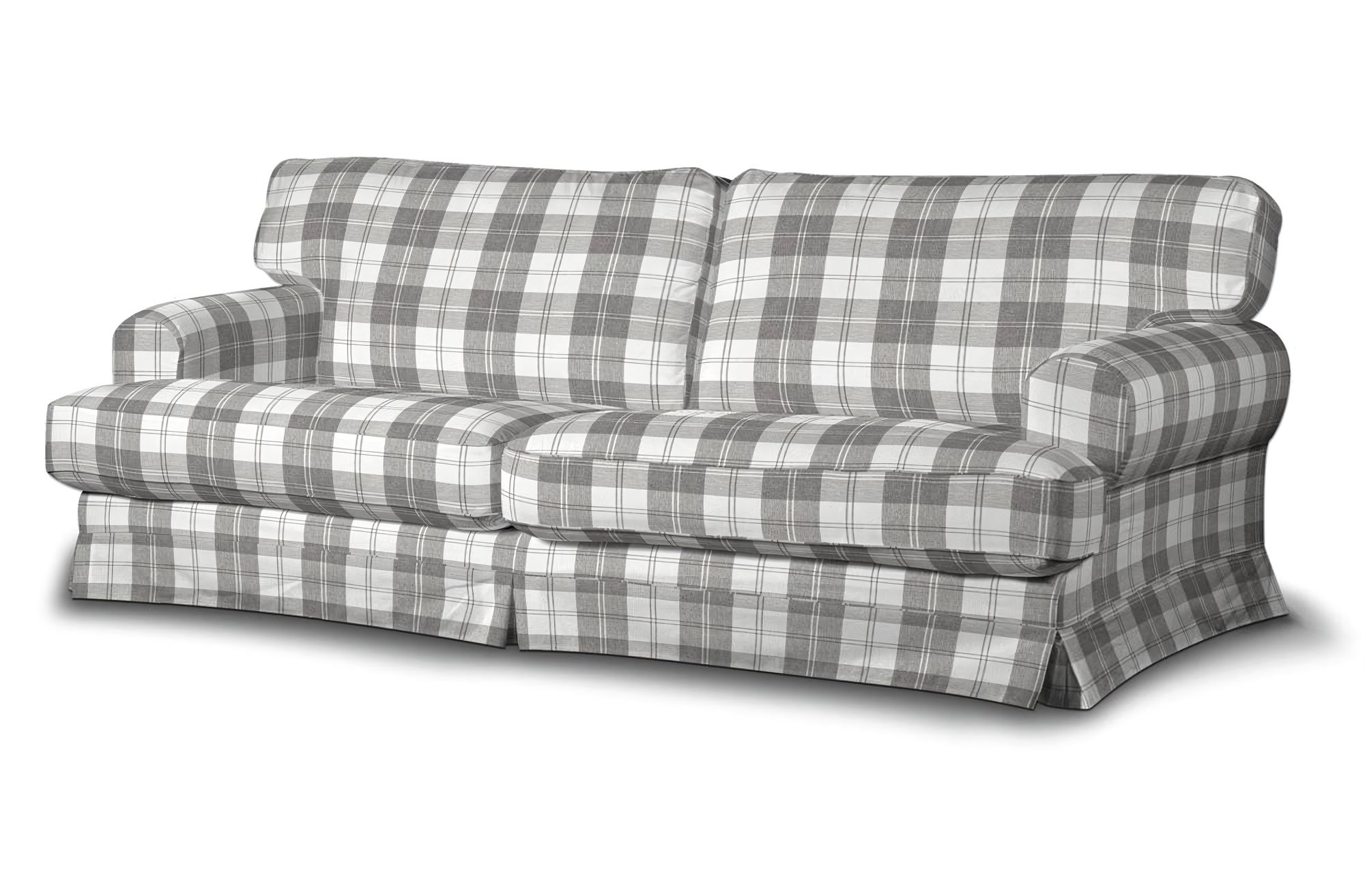 Bezug für Ekeskog Schlafsofa Farbe grau Stoff strukturiert, gemustert