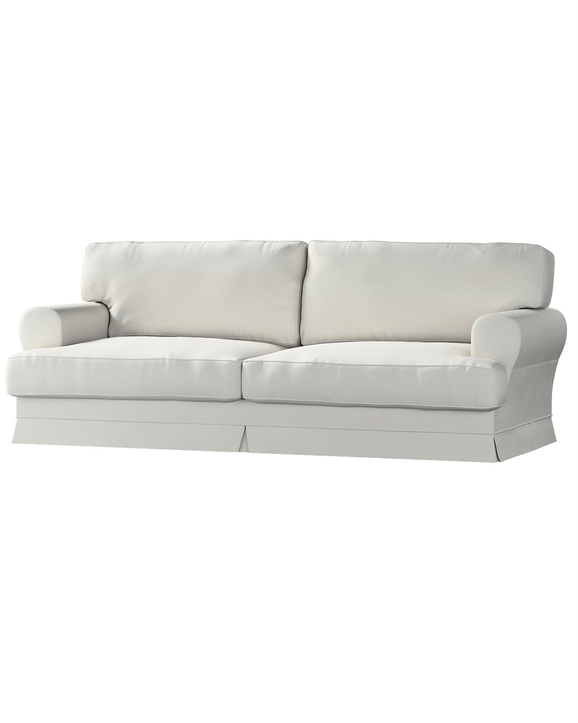Bezug für Ekeskog Schlafsofa Farbe grau Stoff glänzend, strukturiert, samt