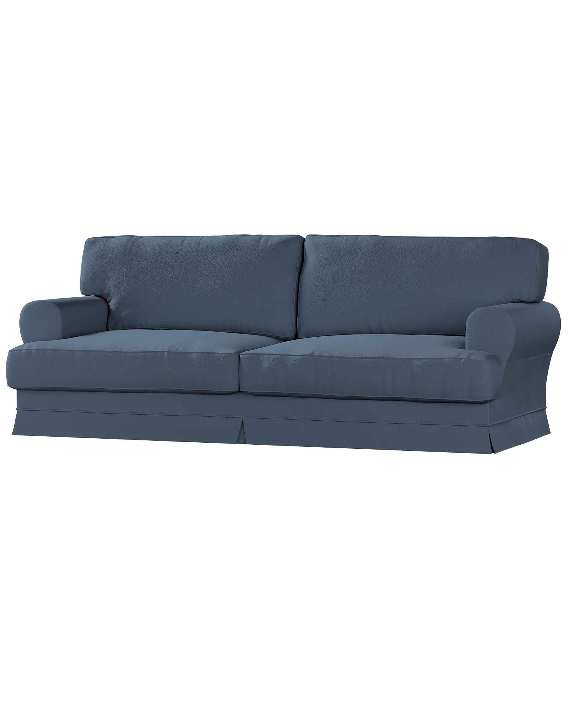Bezug für Ekeskog Schlafsofa Farbe blau Stoff strukturiert