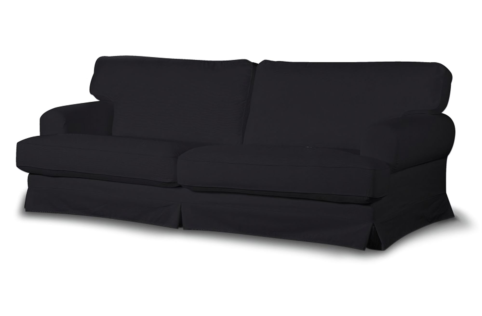 Bezug für Ekeskog Schlafsofa Farbe schwarz Stoff strukturiert