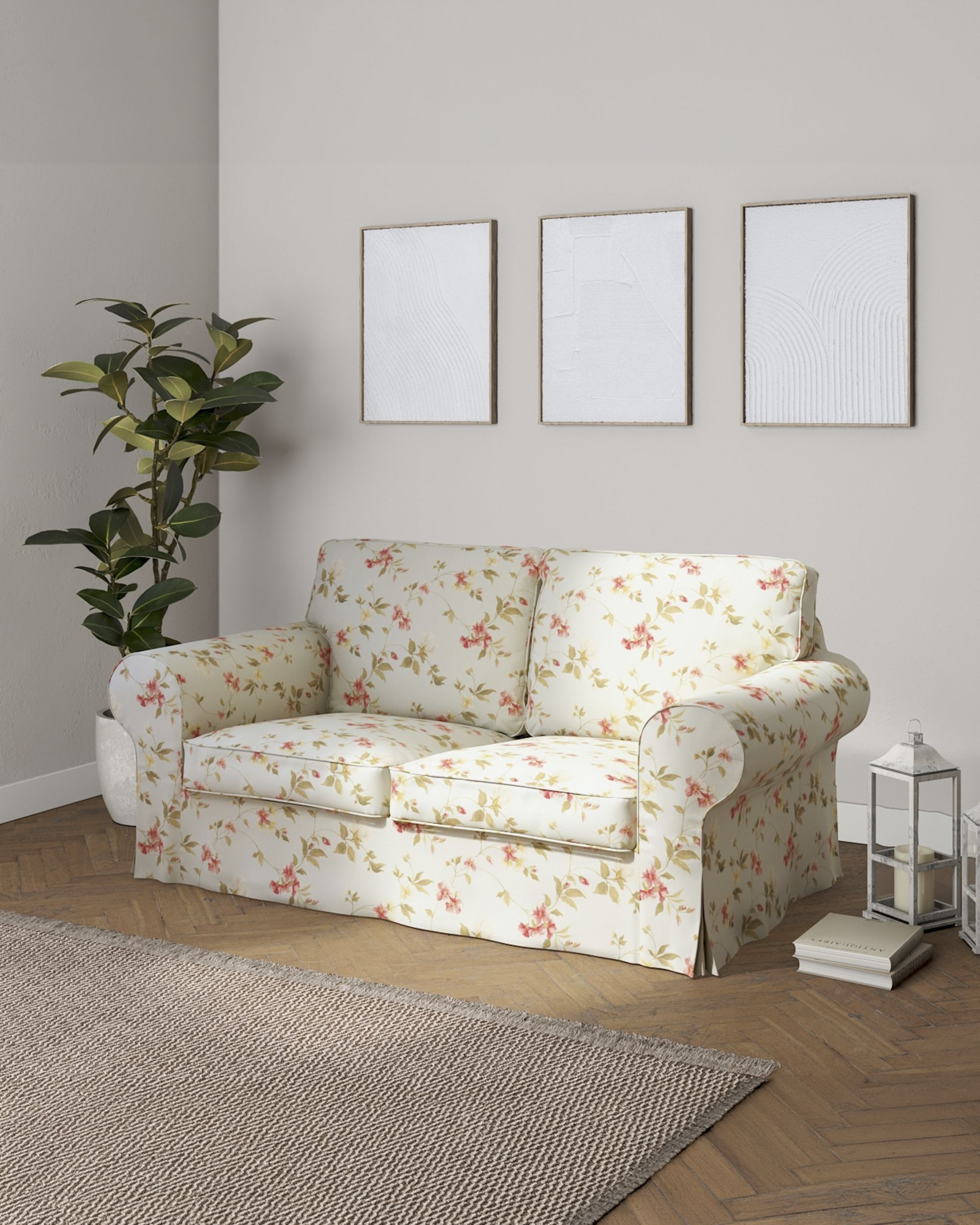 Bezug für Ektorp 2-Sitzer Schlafsofa NEUES Modell Farbe bunt Stoff gemustert