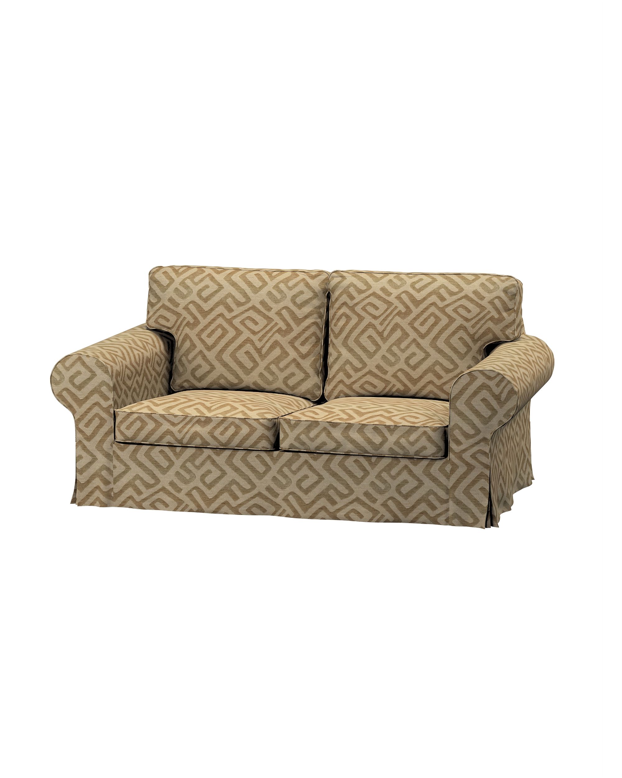 Bezug für Ektorp 2-Sitzer Schlafsofa NEUES Modell Farbe beige Stoff strukturiert, gemustert