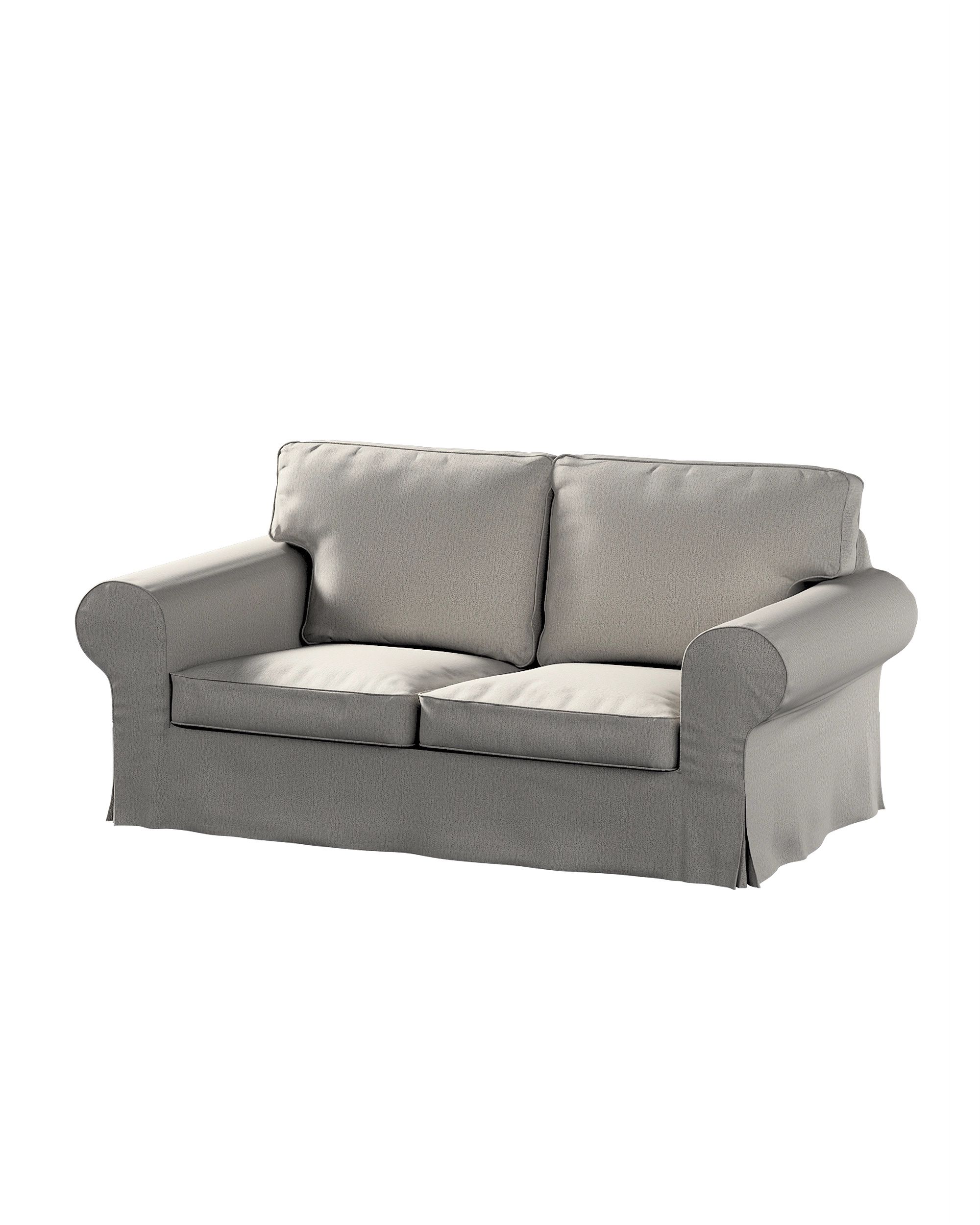 Bezug für Ektorp 2-Sitzer Schlafsofa NEUES Modell Farbe grau Stoff strukturiert
