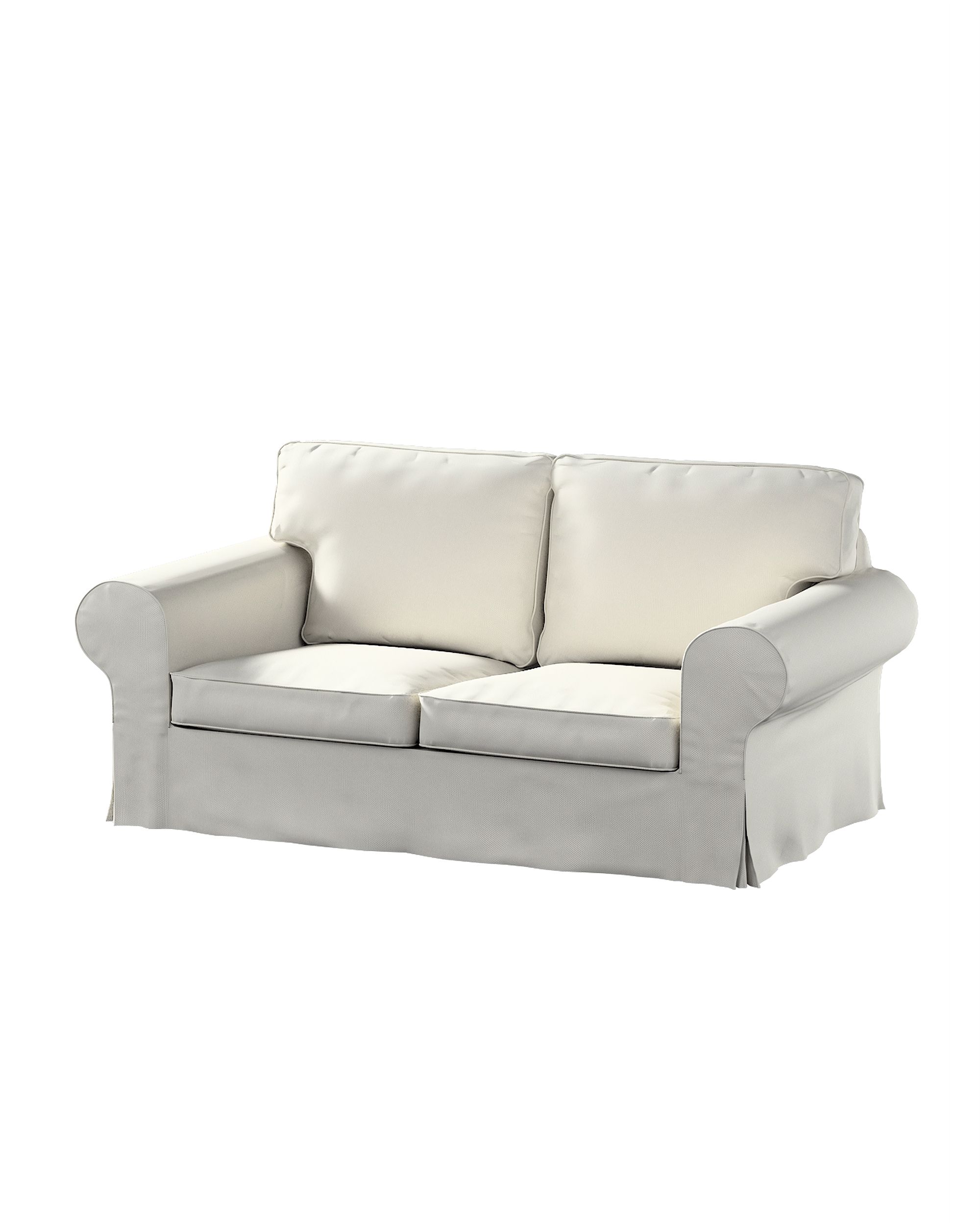 Bezug für Ektorp 2-Sitzer Schlafsofa NEUES Modell Farbe grau Stoff strukturiert