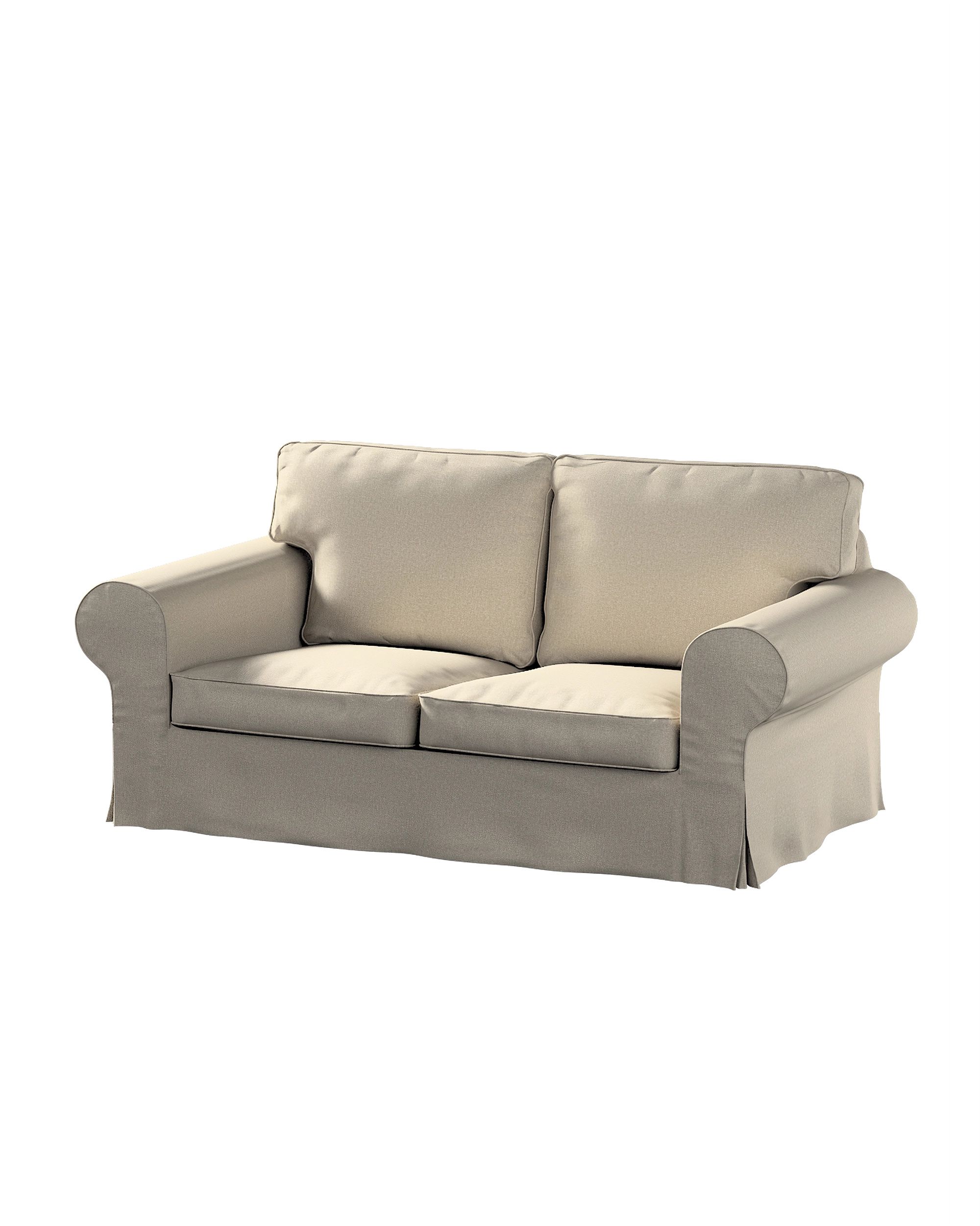 Bezug für Ektorp 2-Sitzer Schlafsofa NEUES Modell Farbe beige Stoff strukturiert
