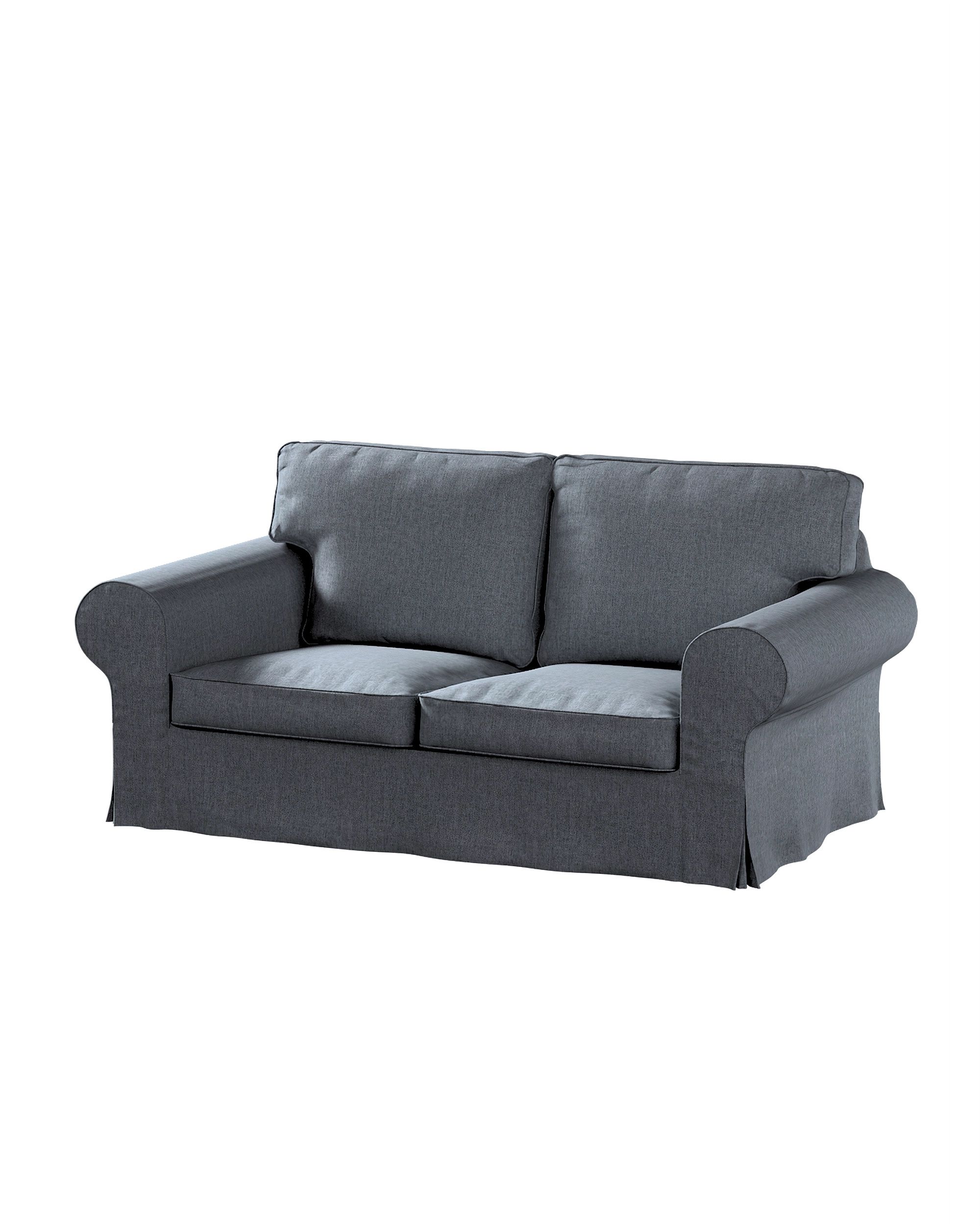 Bezug für Ektorp 2-Sitzer Schlafsofa NEUES Modell Farbe grau Stoff strukturiert