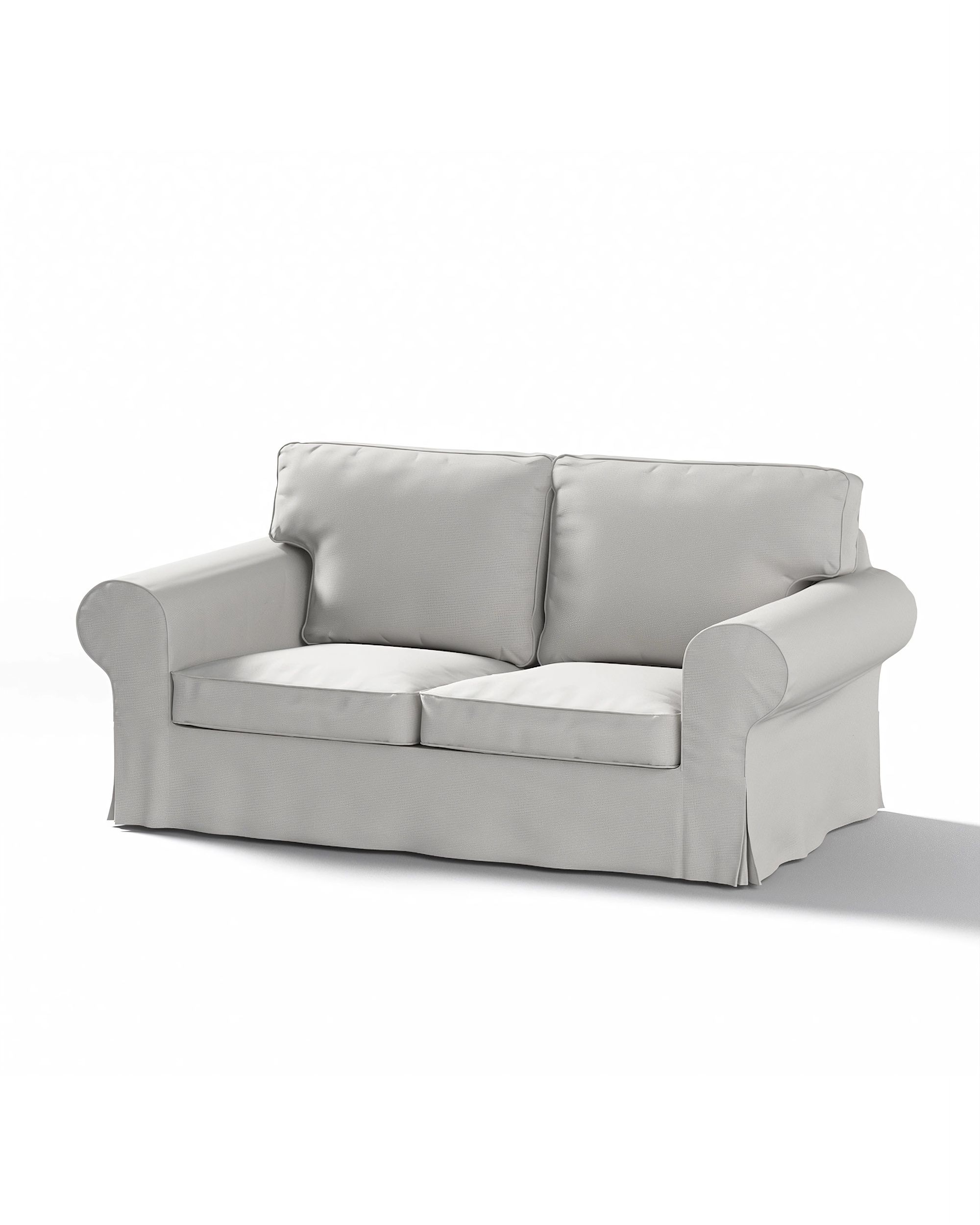 Bezug für Ektorp 2-Sitzer Schlafsofa NEUES Modell Farbe grau Stoff strukturiert