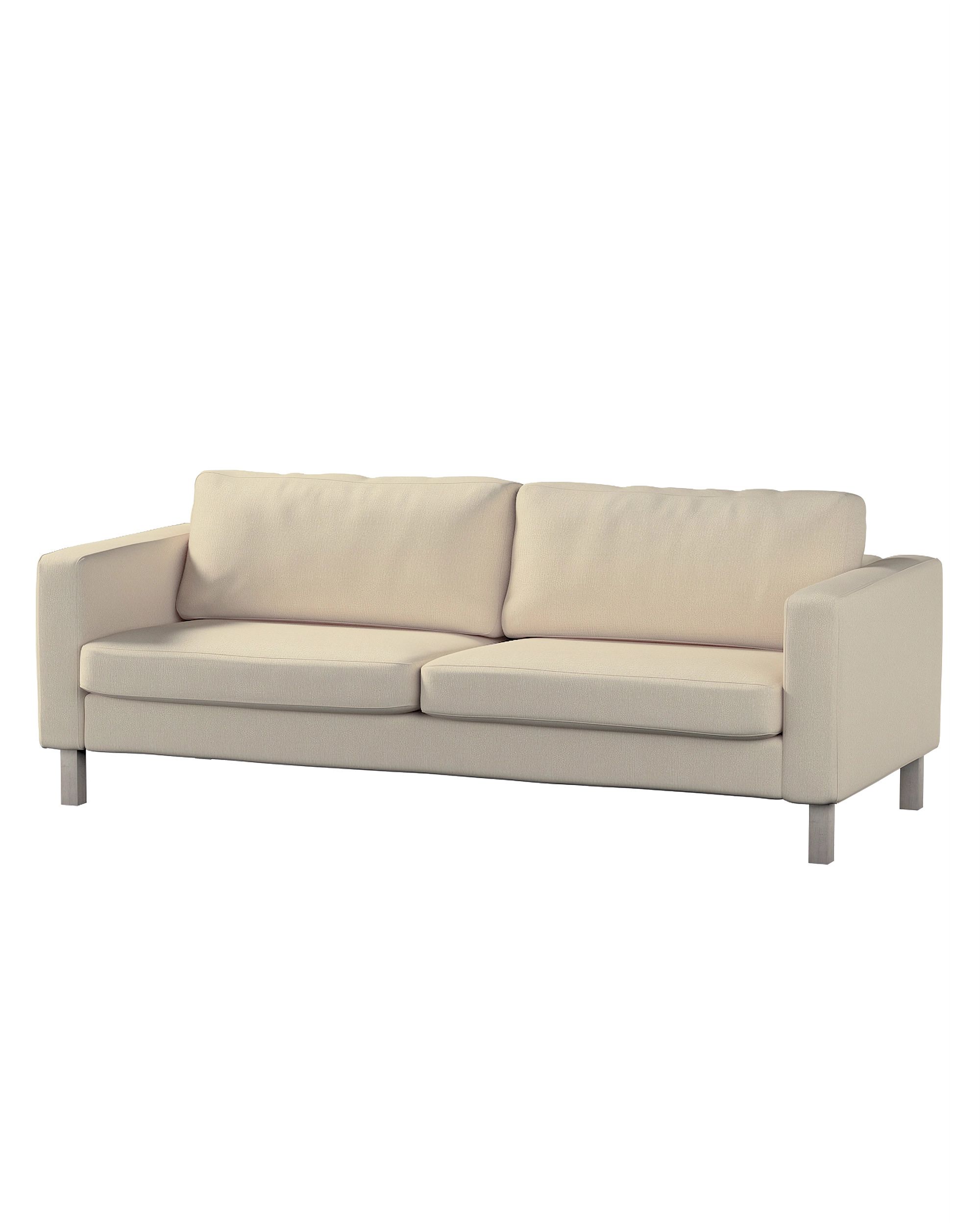Bezug für Karlstad Schlafsofa Farbe creme Stoff glänzend, strukturiert