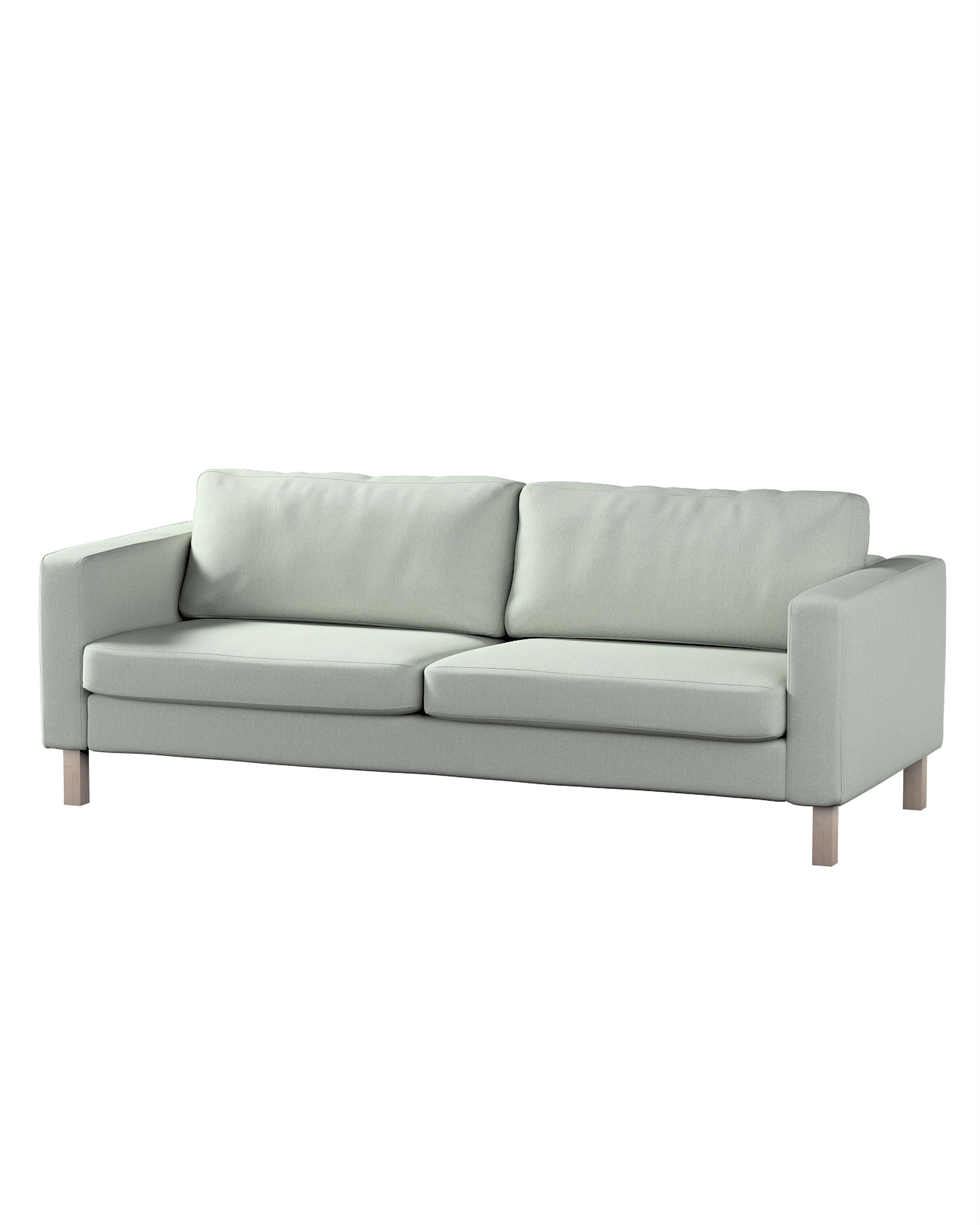 Bezug für Karlstad Schlafsofa Farbe blau Stoff strukturiert