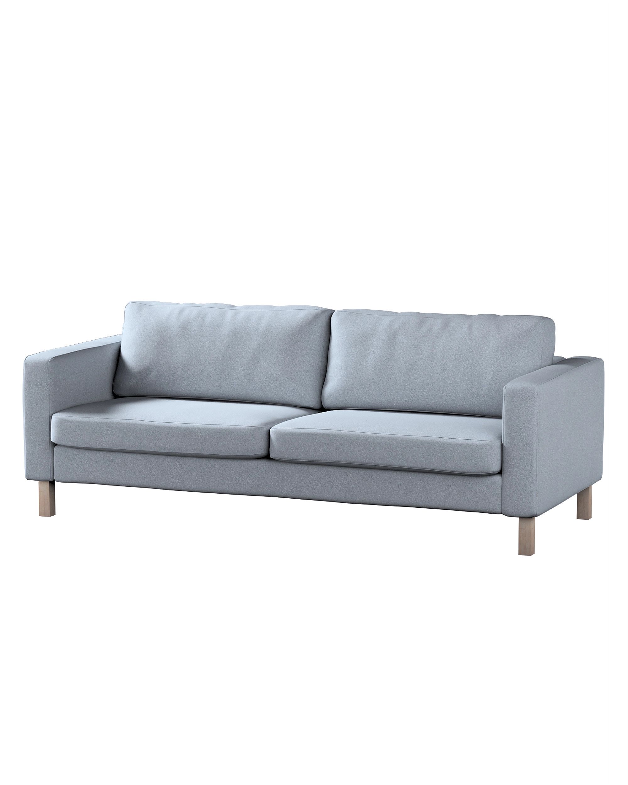Bezug für Karlstad Schlafsofa Farbe blau Stoff strukturiert