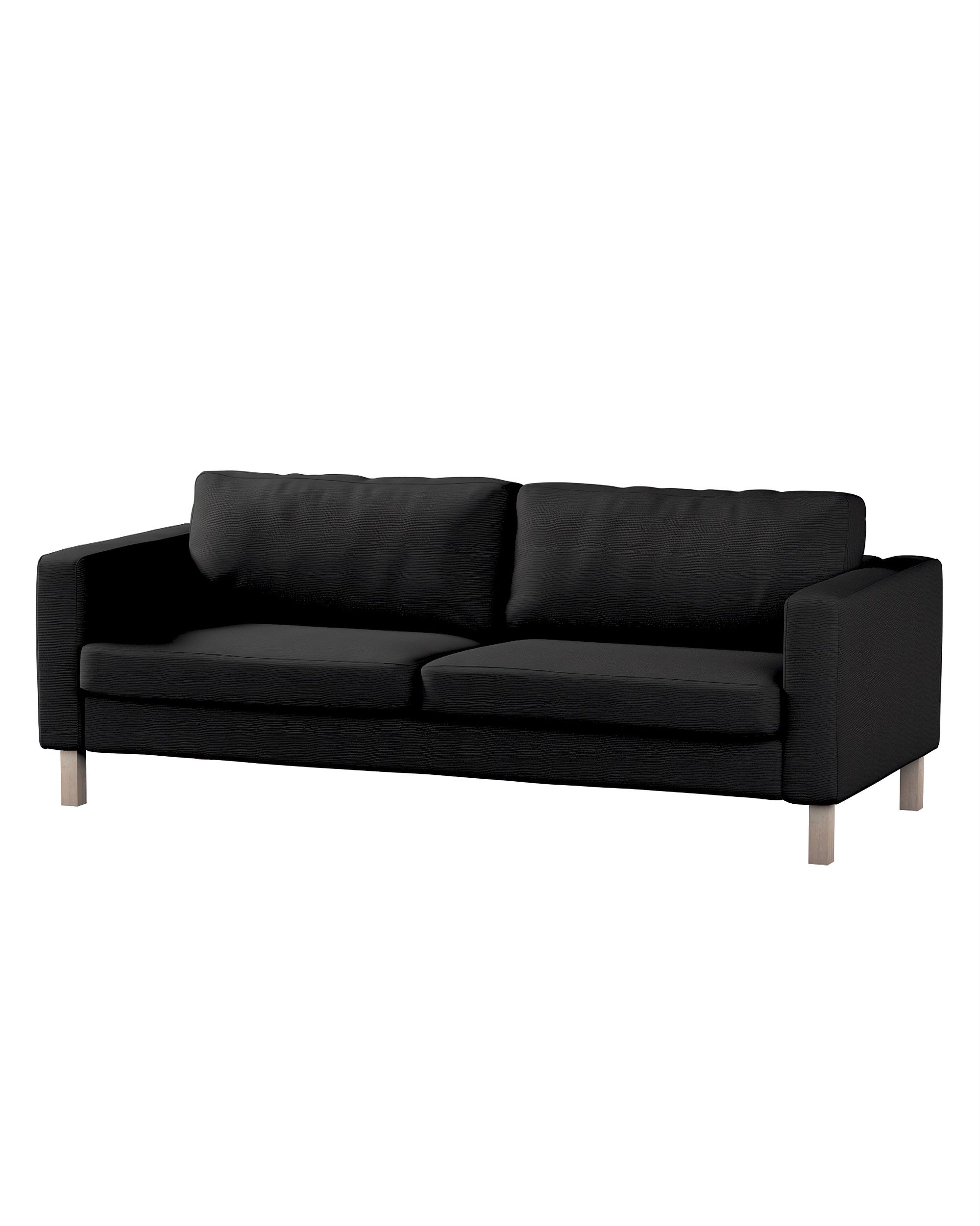Bezug für Karlstad Schlafsofa Farbe schwarz Stoff strukturiert